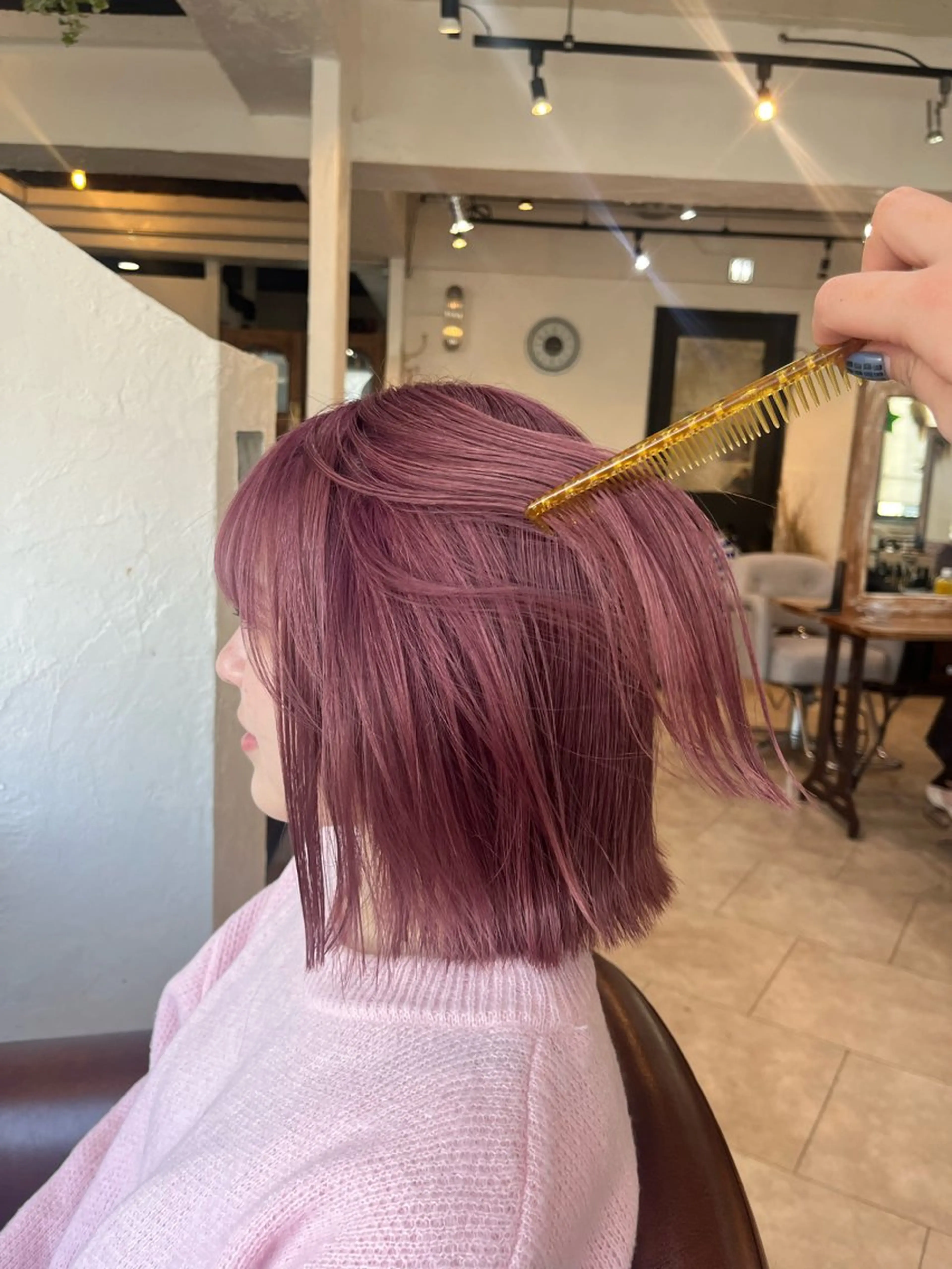 ミディアム 💛ハイトーン💛 りむのヘアスタイル