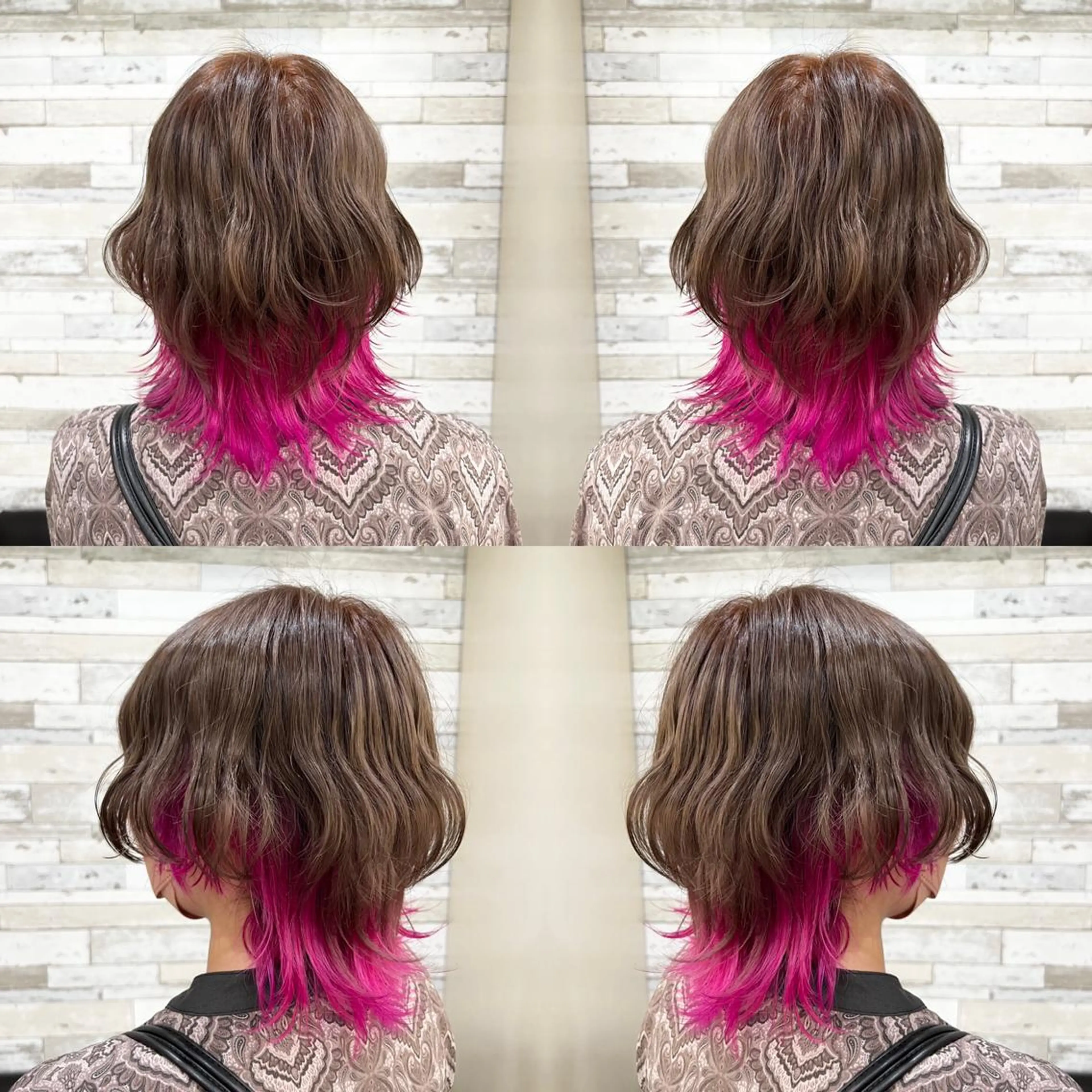 ショート カラー ヘアカラー トリートメント "PEPPU "所属・派手髪、透明感カラー ショートヘアShinのヘアスタイル