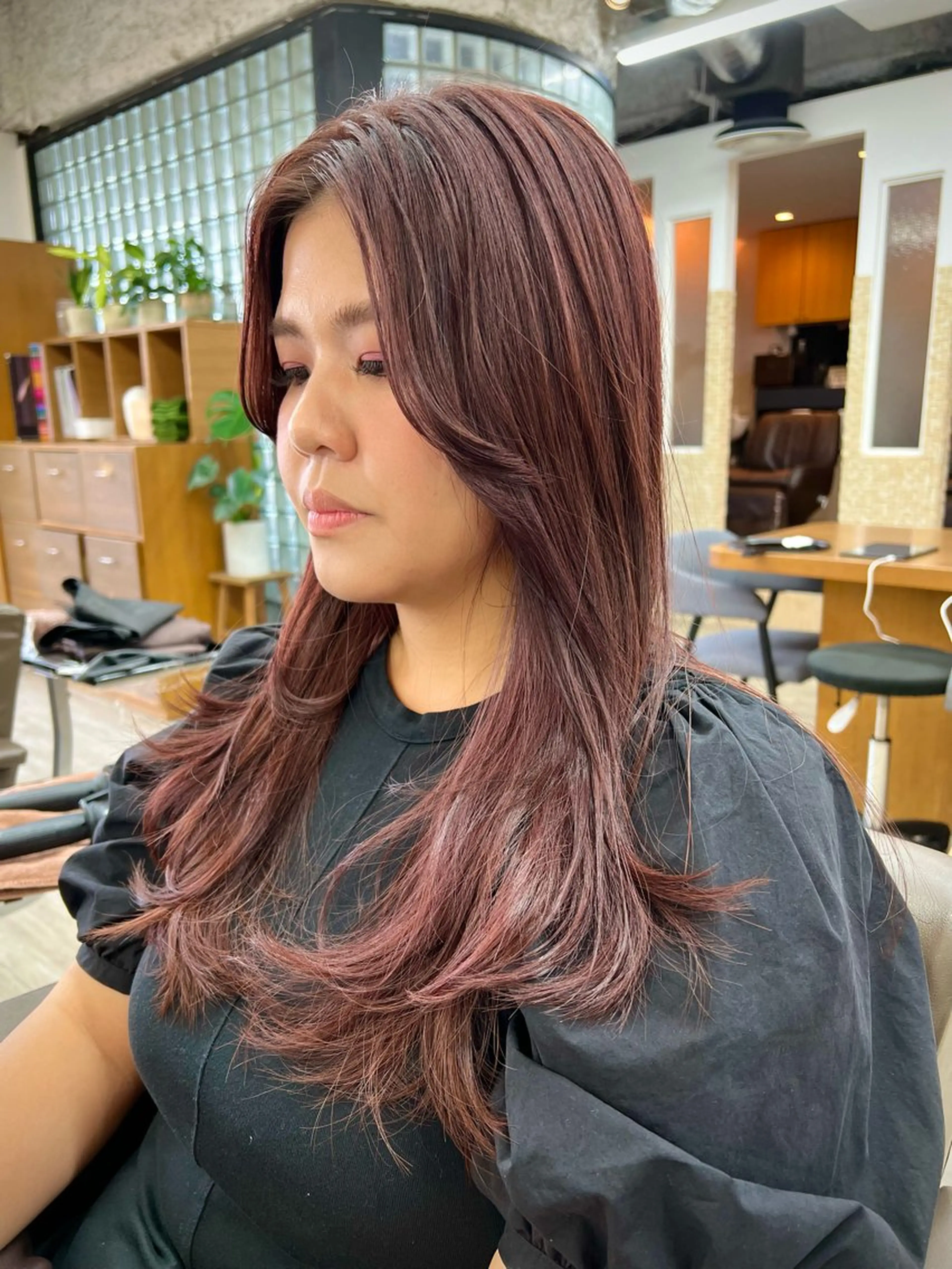 ロング カラー 透明感カラー/ イルミナカラーヒロキのヘアスタイル