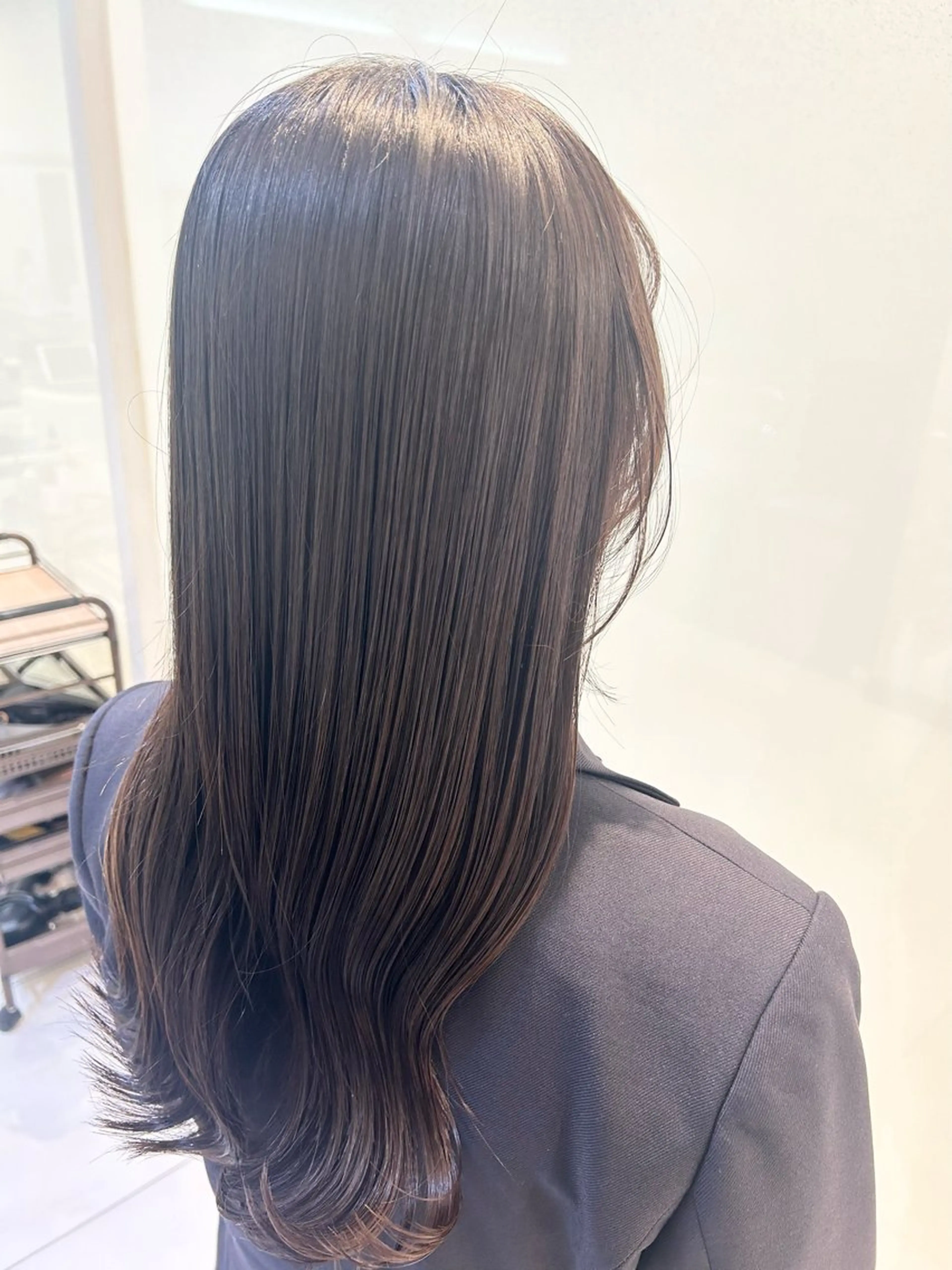 ロング カット トリートメント 艶質改善/縮毛矯正 ササキナツミのヘアスタイル