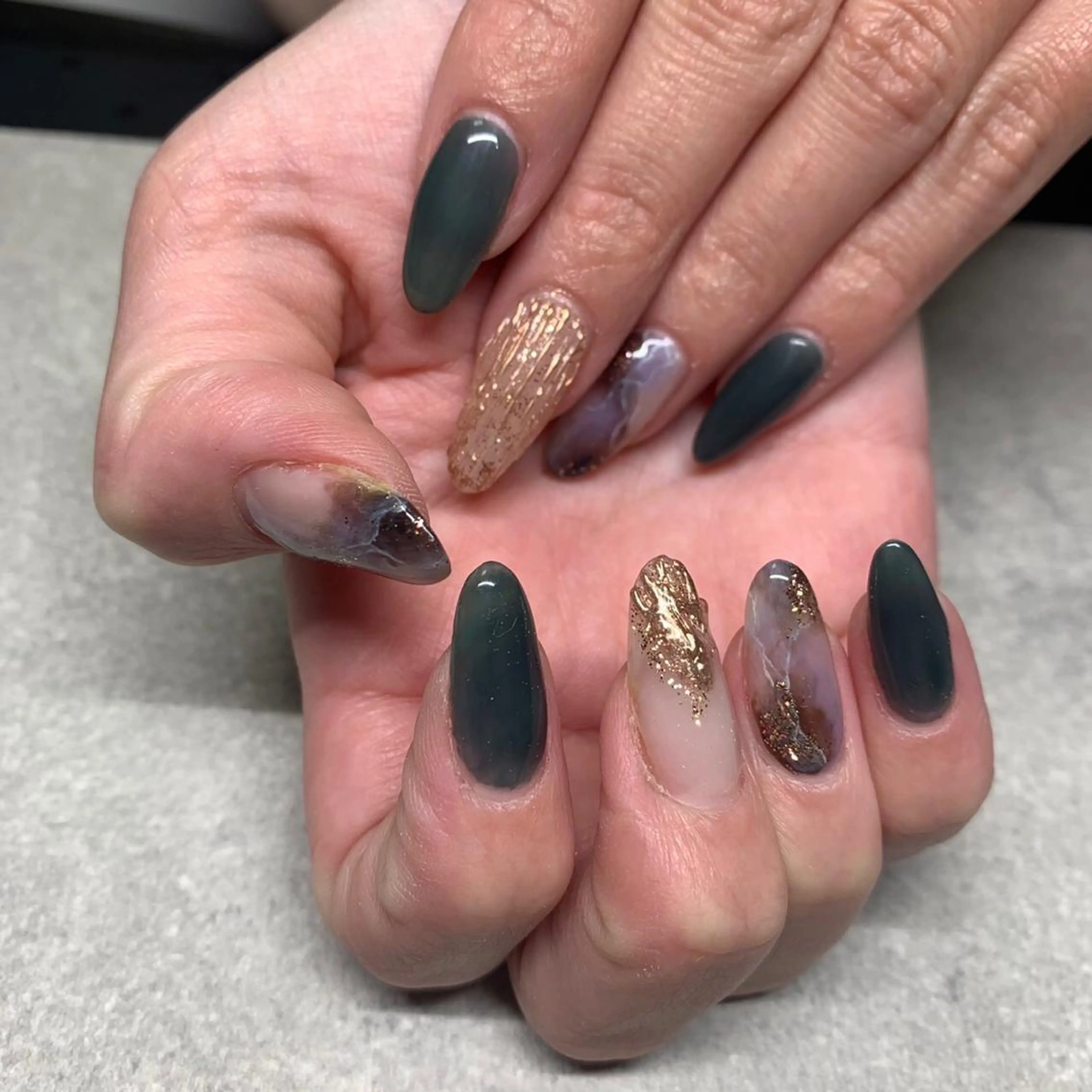 ネイル アートネイル フレンチネイル ジェルネイル グラデーション 韓国ネイル Nail room Bimano所属・Bimano seica♡+°のネイルデザイン