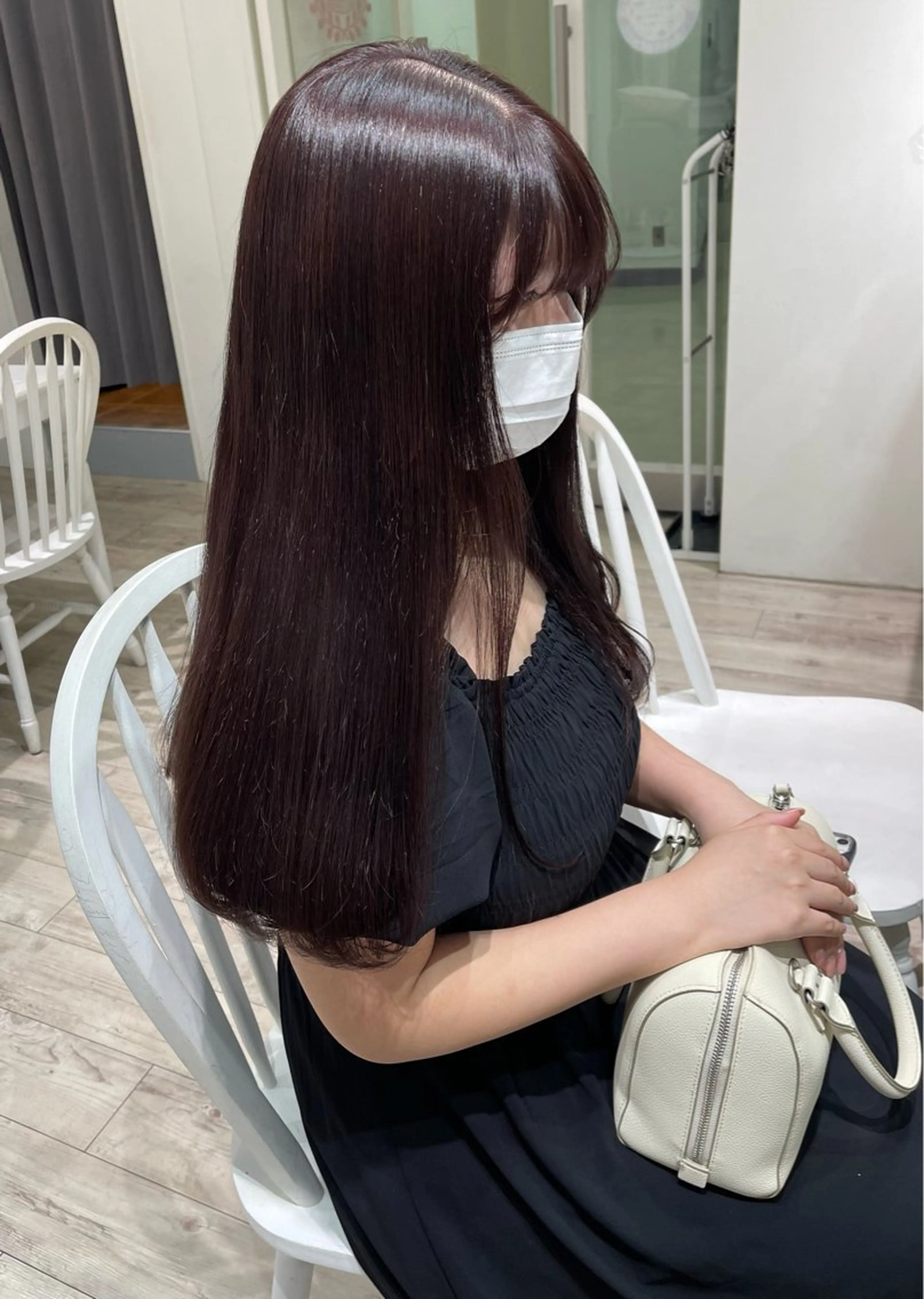 カラー ラベンダーカラー ラベンダーピンク ピンクカラー 色落ちまで可愛く✨ モテカラー別所好葉のヘアスタイル
