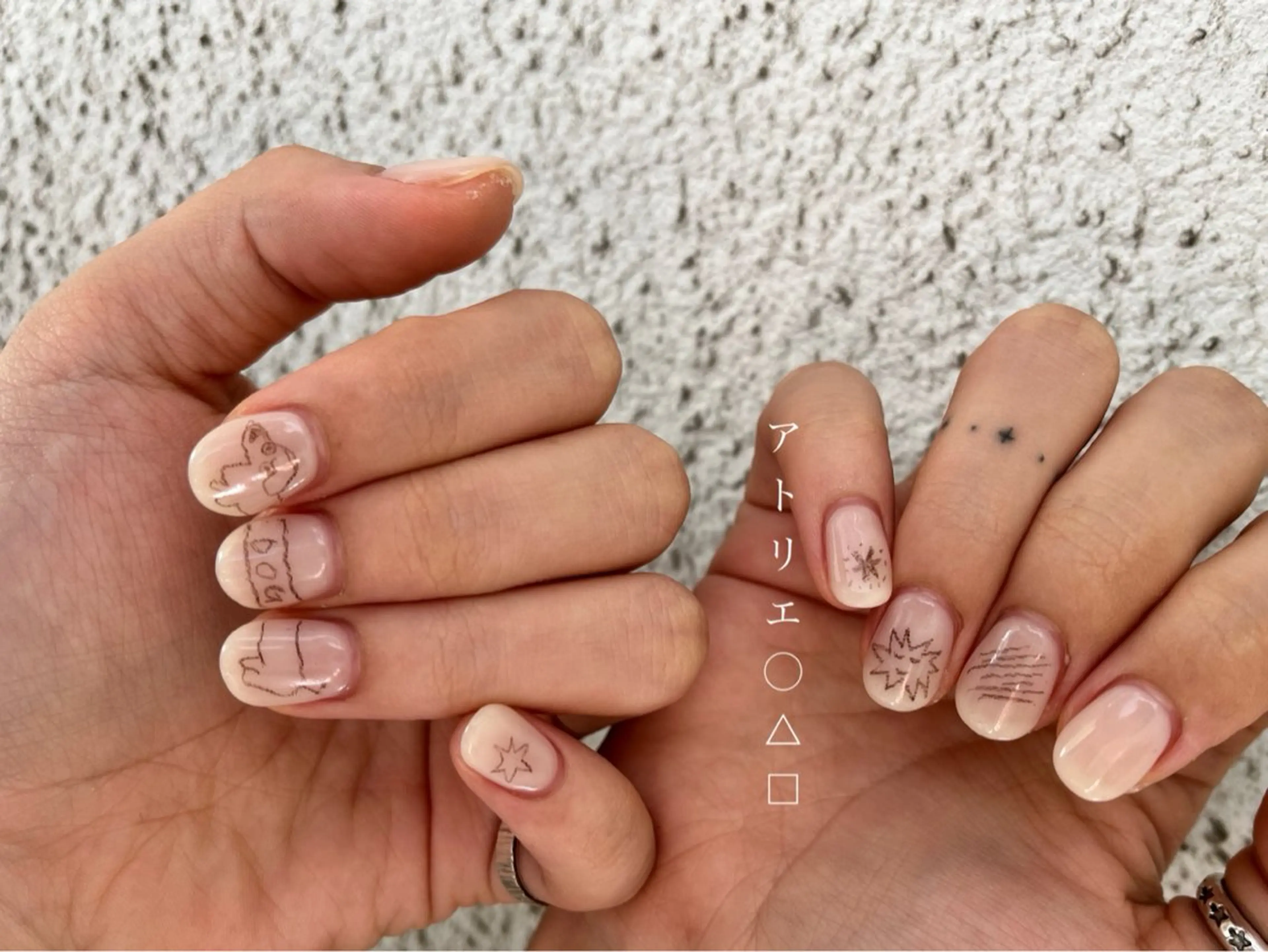 ネイル ハンドネイル アトリエ ○△□のネイルデザイン