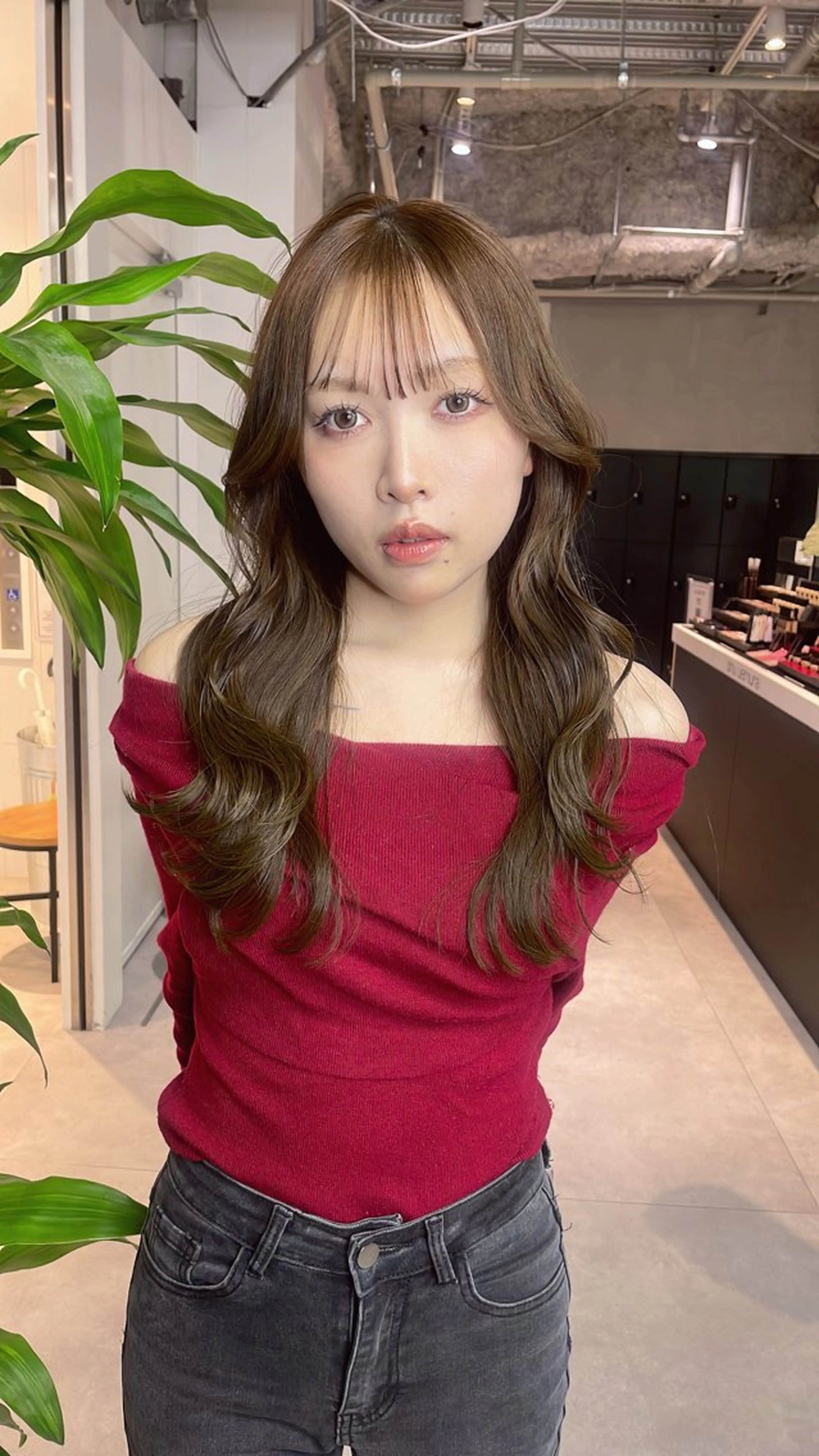 ロング パーマ ALBUM銀座‪‪ RURUKA‪‪❤︎のヘアスタイル