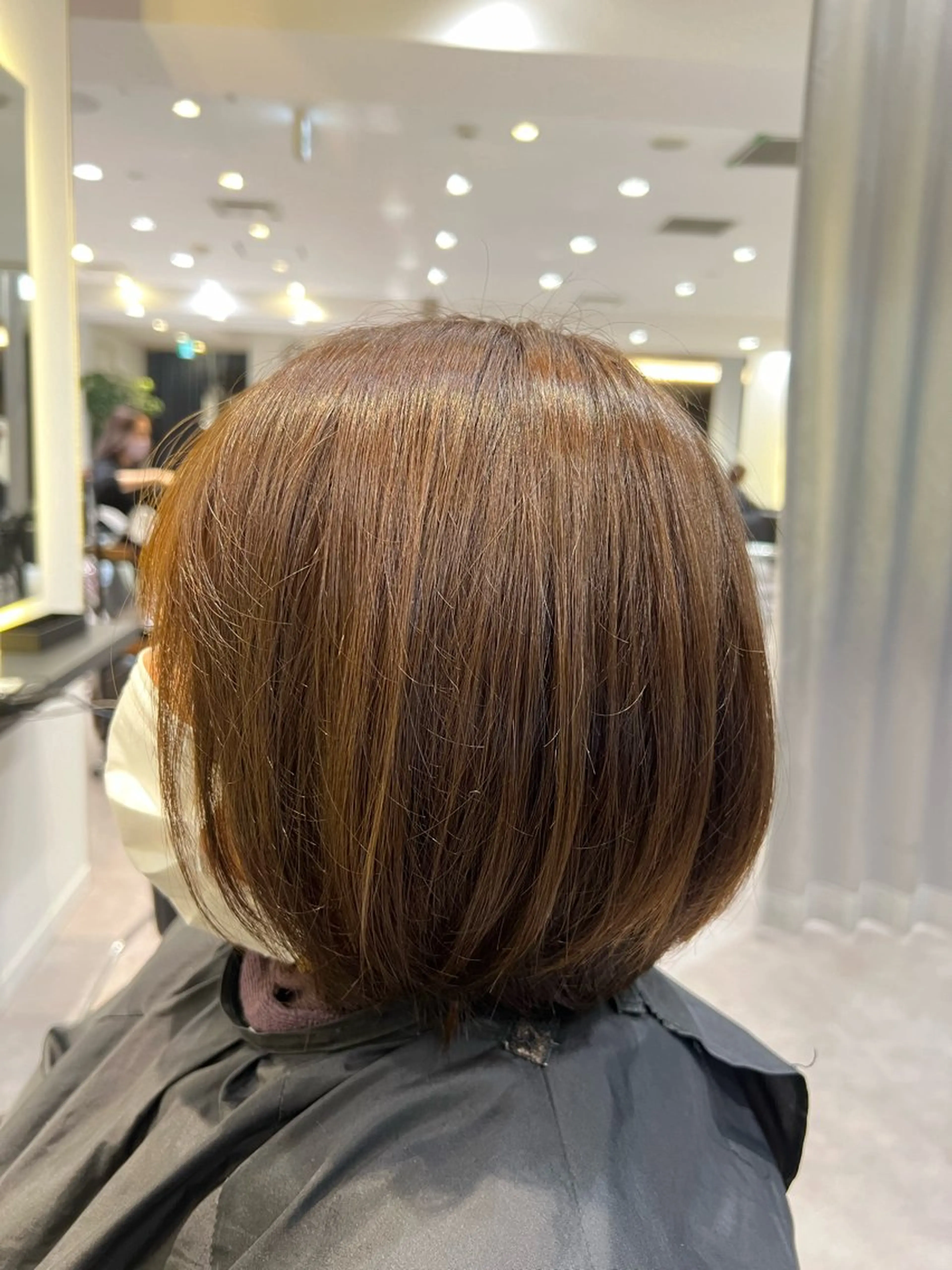 ショート カラー アッシュ アッシュブラウン ブラウンカラー 無料カットモデル/ 顔まわり特化/荒砂のヘアスタイル