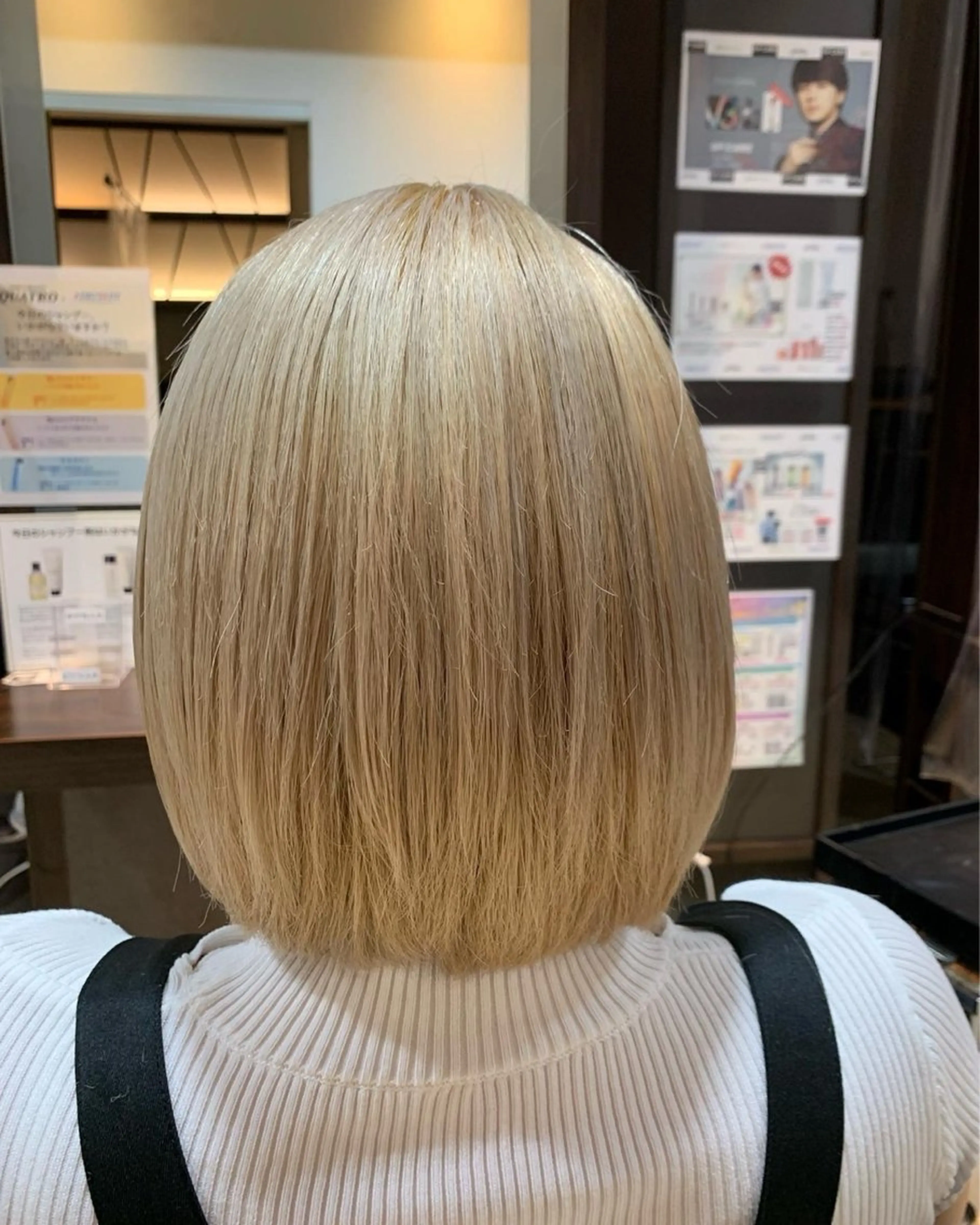 ショート hair and beauty QUATRO 赤塚店所属・QUATROカラー 予約‪のヘアスタイル