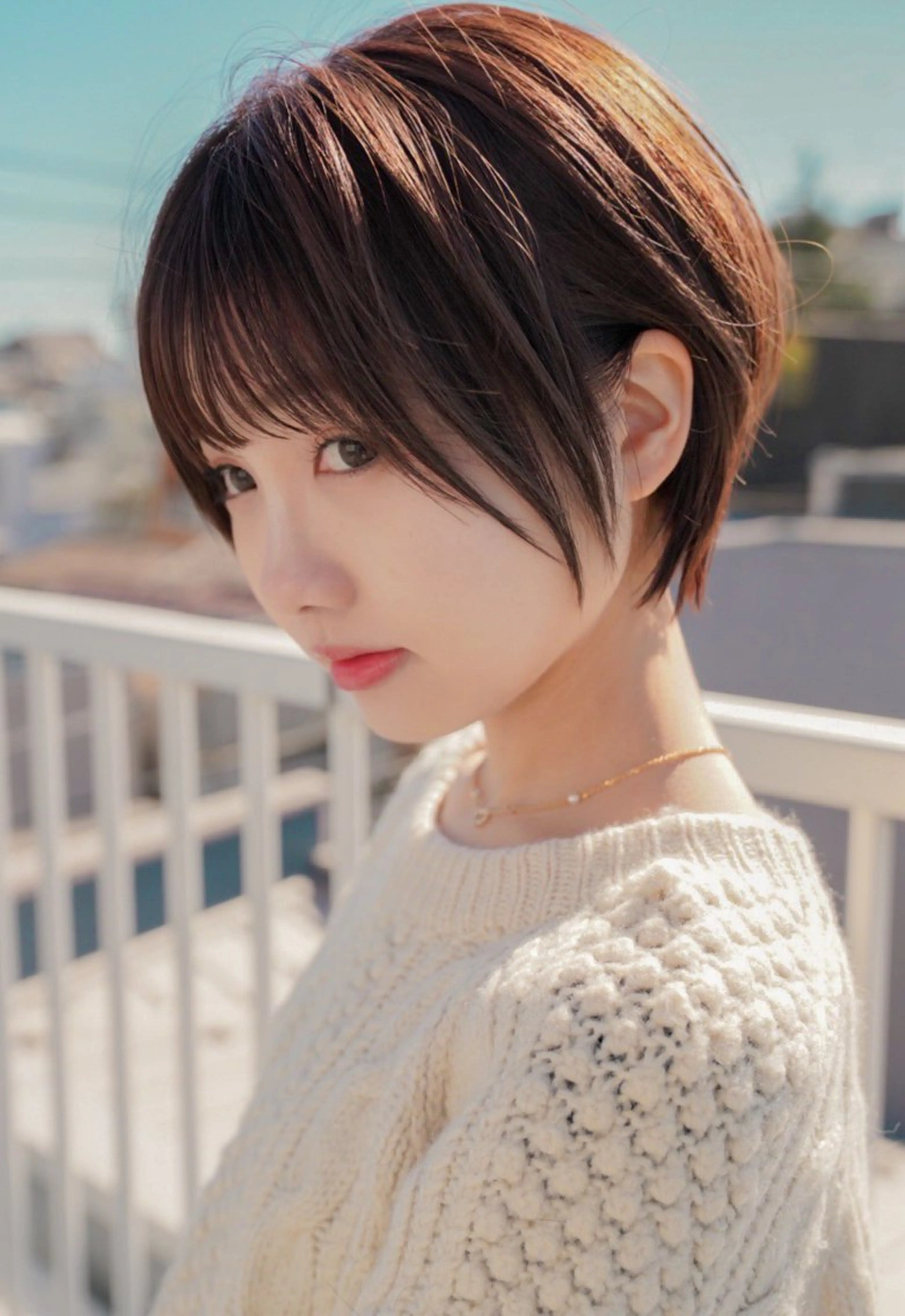 ショート カラー ショートヘア 小顔カット 口コミ高評価⭐️ ショートヘア特化のヘアスタイル