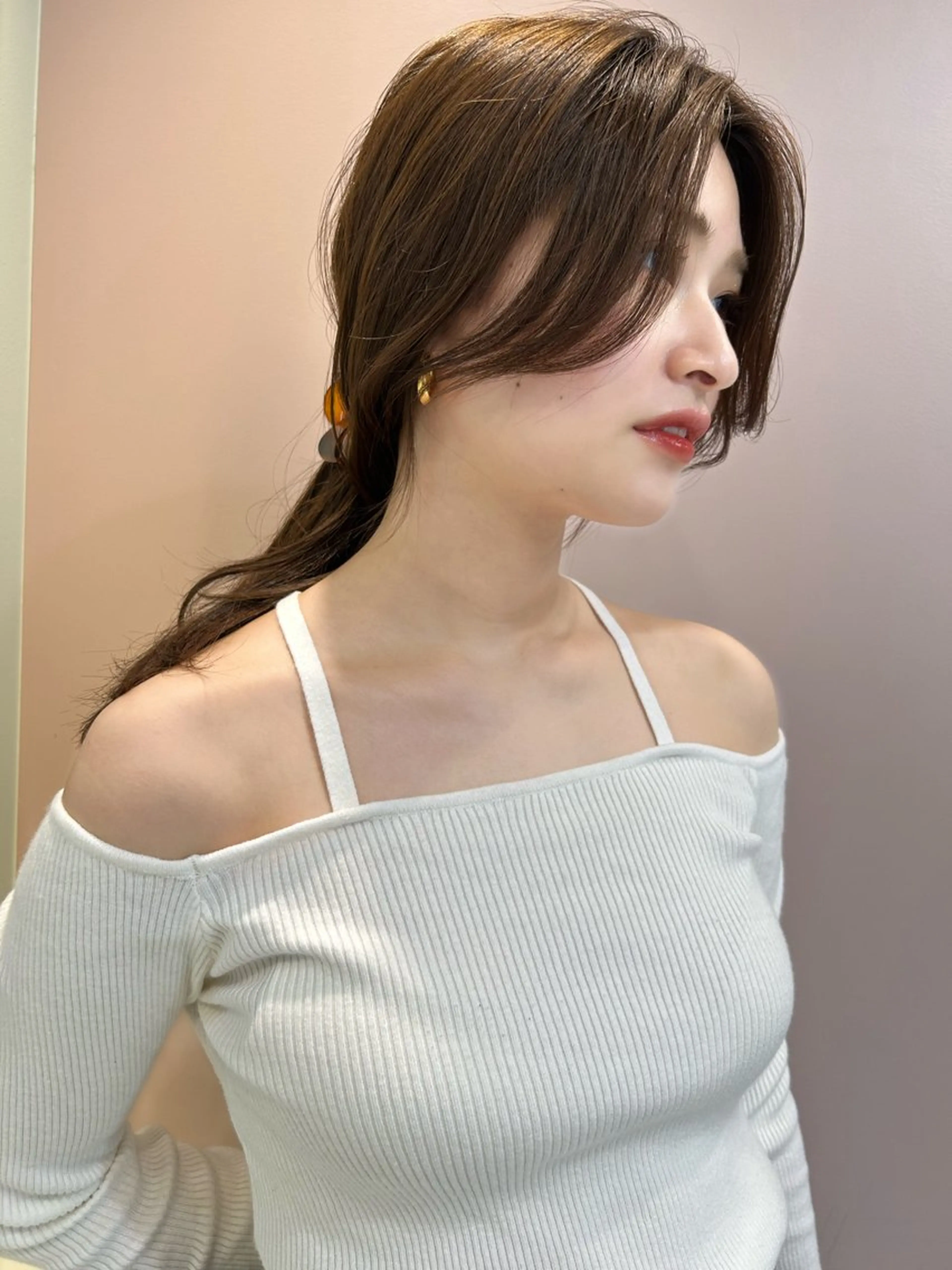 セミロング GLROW haruhiのヘアスタイル