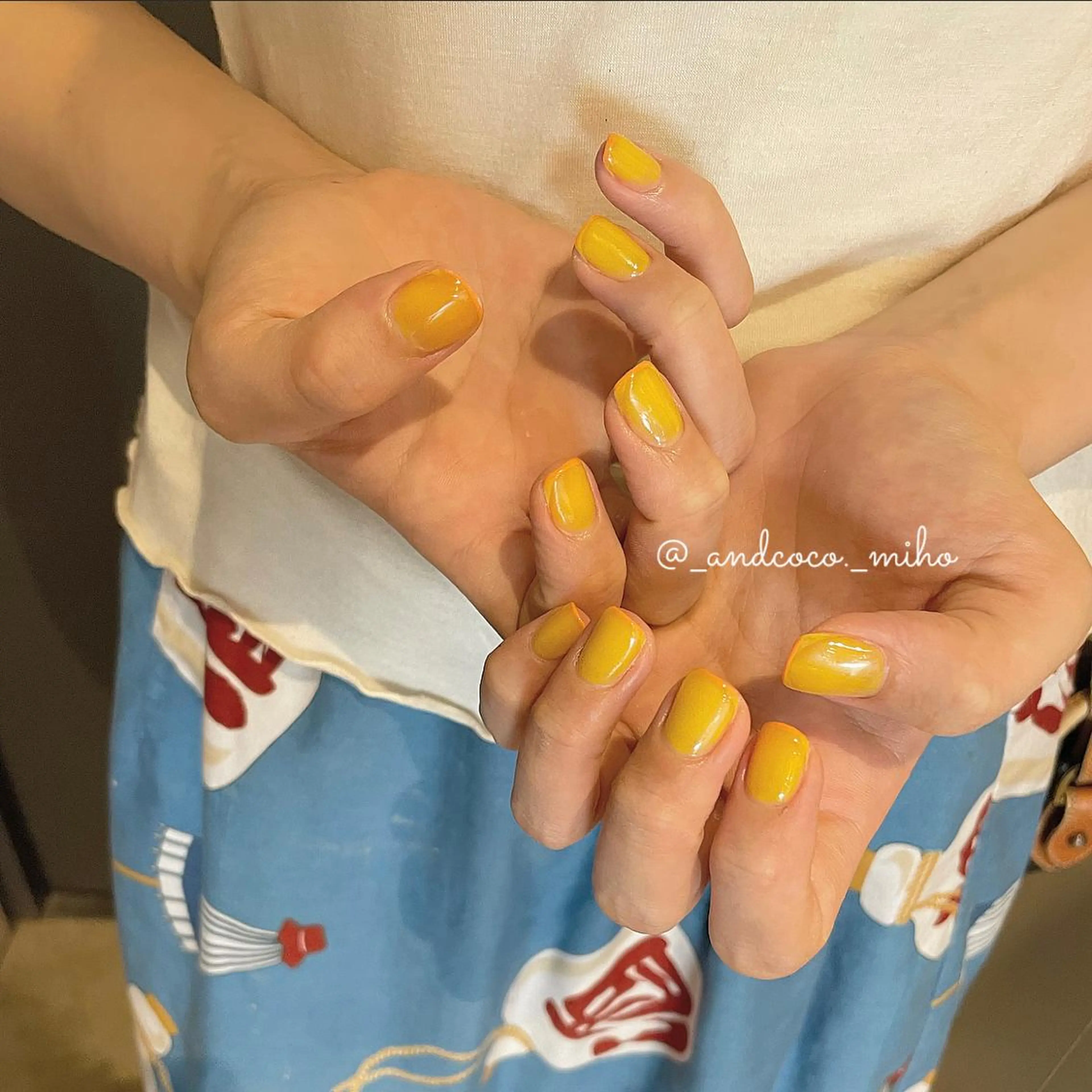 ネイル ハンドネイル And  & coco. eyelash & nail所属・Nailist〻 mihoのネイルデザイン