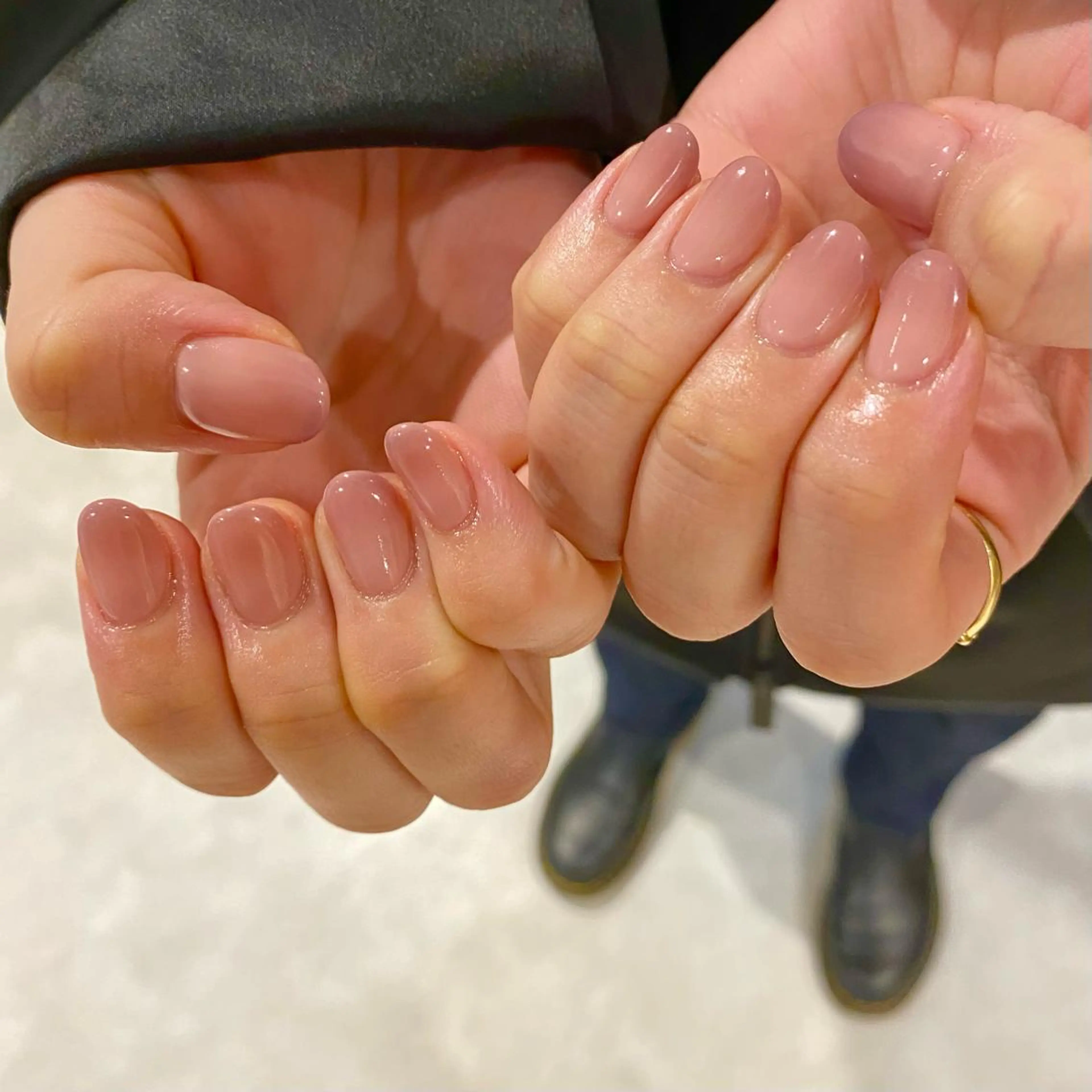 ネイル ニュアンスネイル ハンドネイル RINO AMANE nailのネイルデザイン