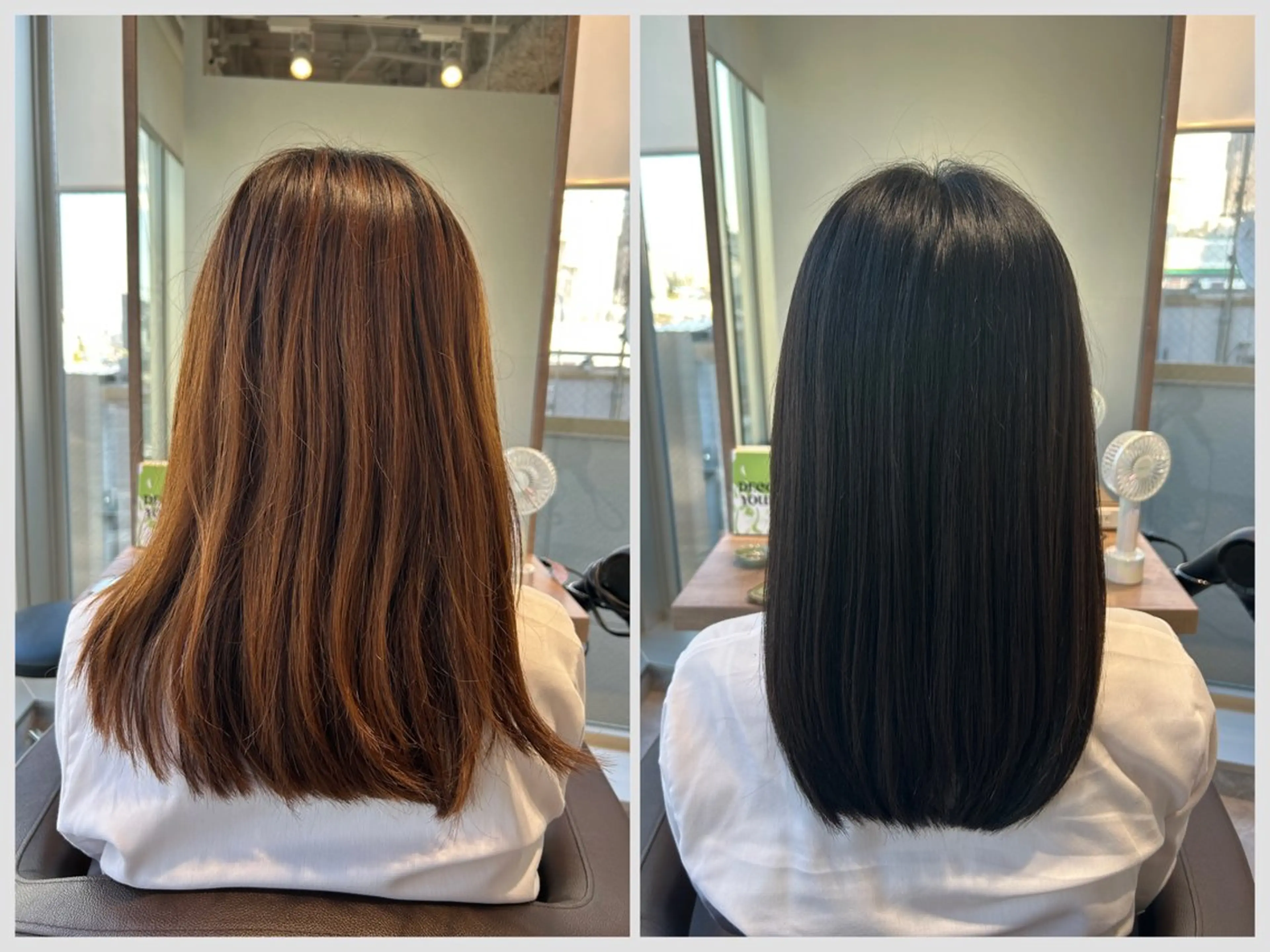 ミディアム 髪質改善 カット ヘアカラー SALOWIN 神戸三宮店所属・【三宮/ブリーチ なしカラー】高田祐也のヘアスタイル