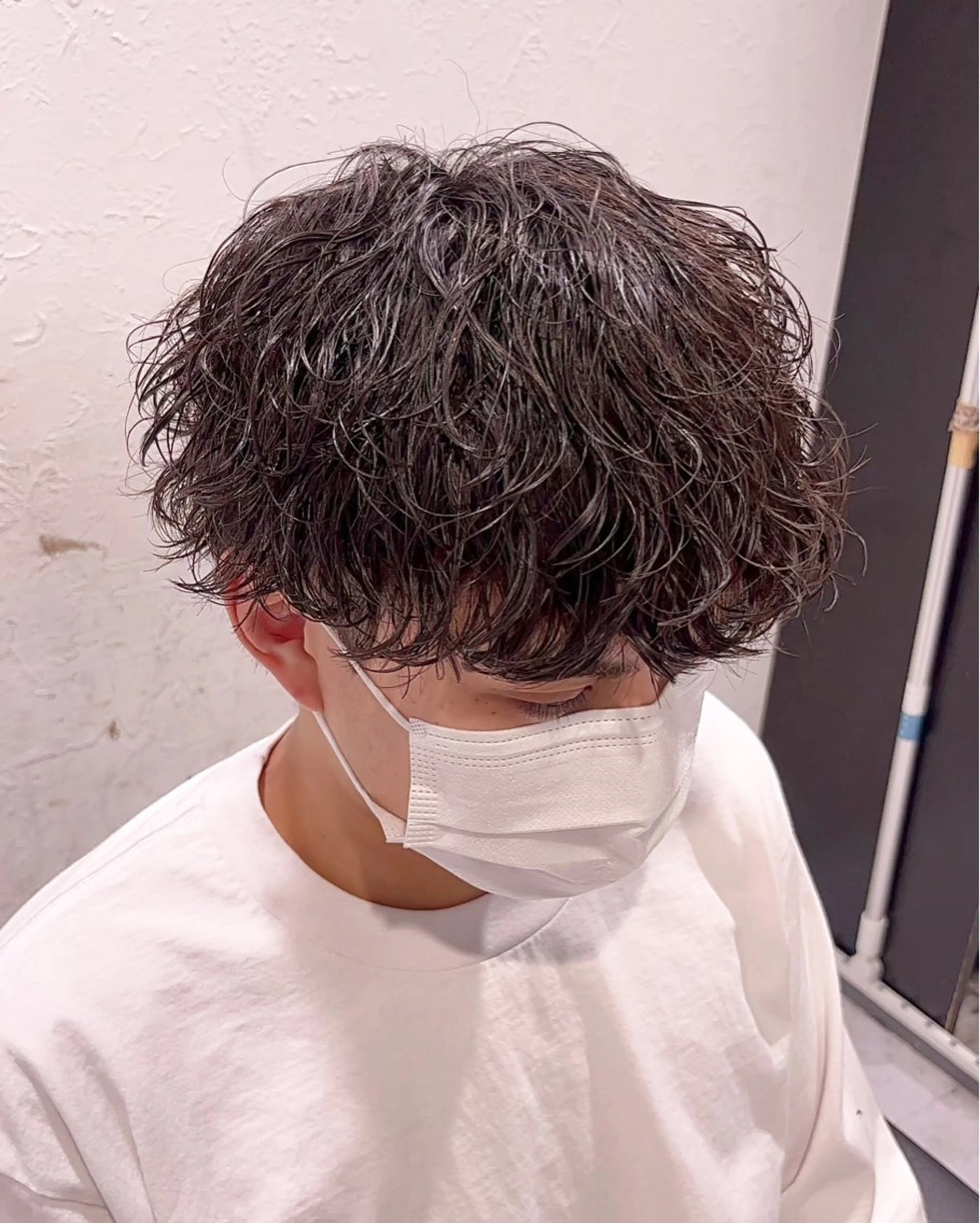 パーマ メンズ メンズパーマ スパイラルパーマ カット パーマ 🌟あゆ🌟 女子ウケスタイルのヘアスタイル