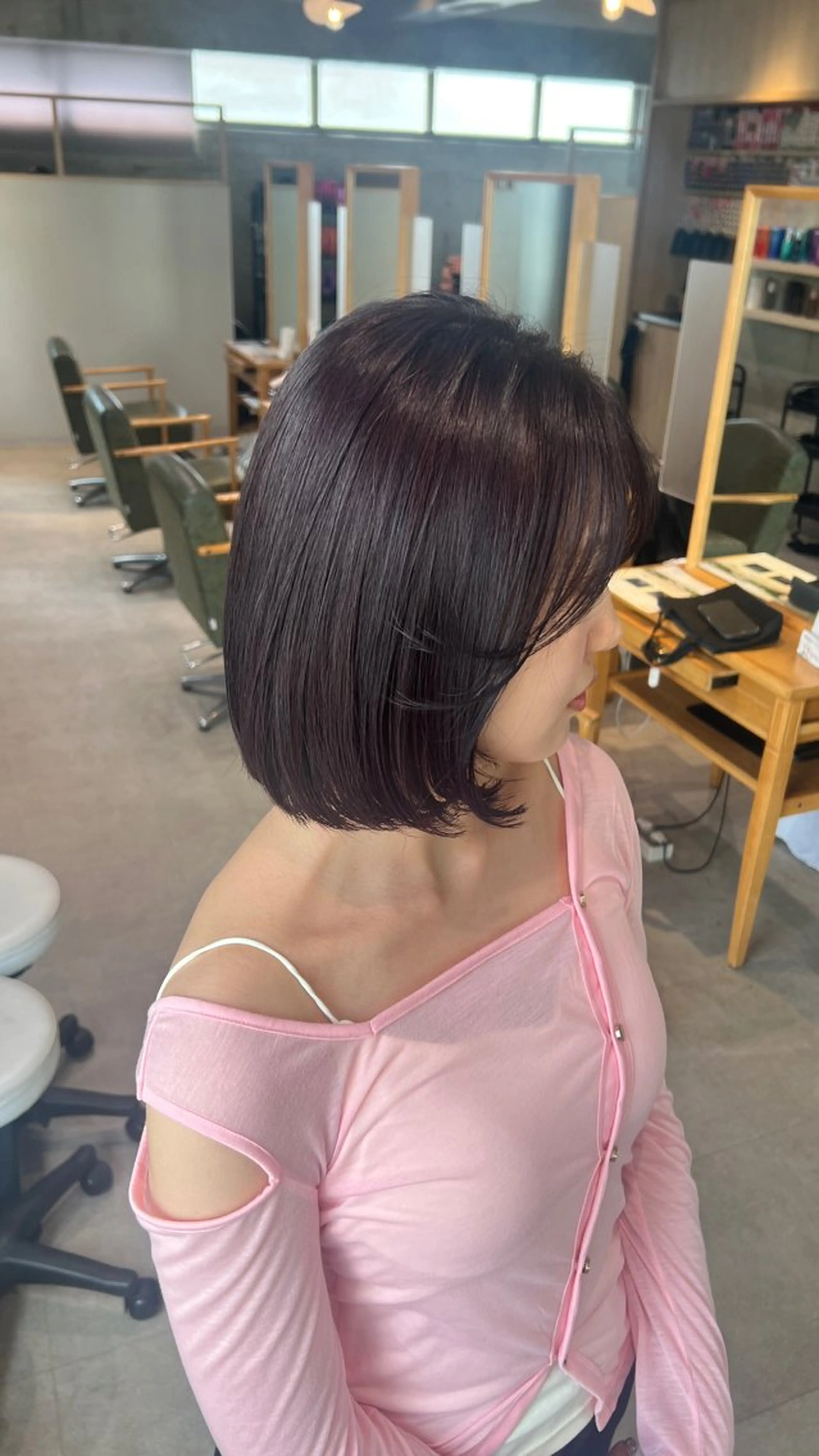 ミディアム ダン/メンズ/ 顔周り×透明感カラーのヘアスタイル