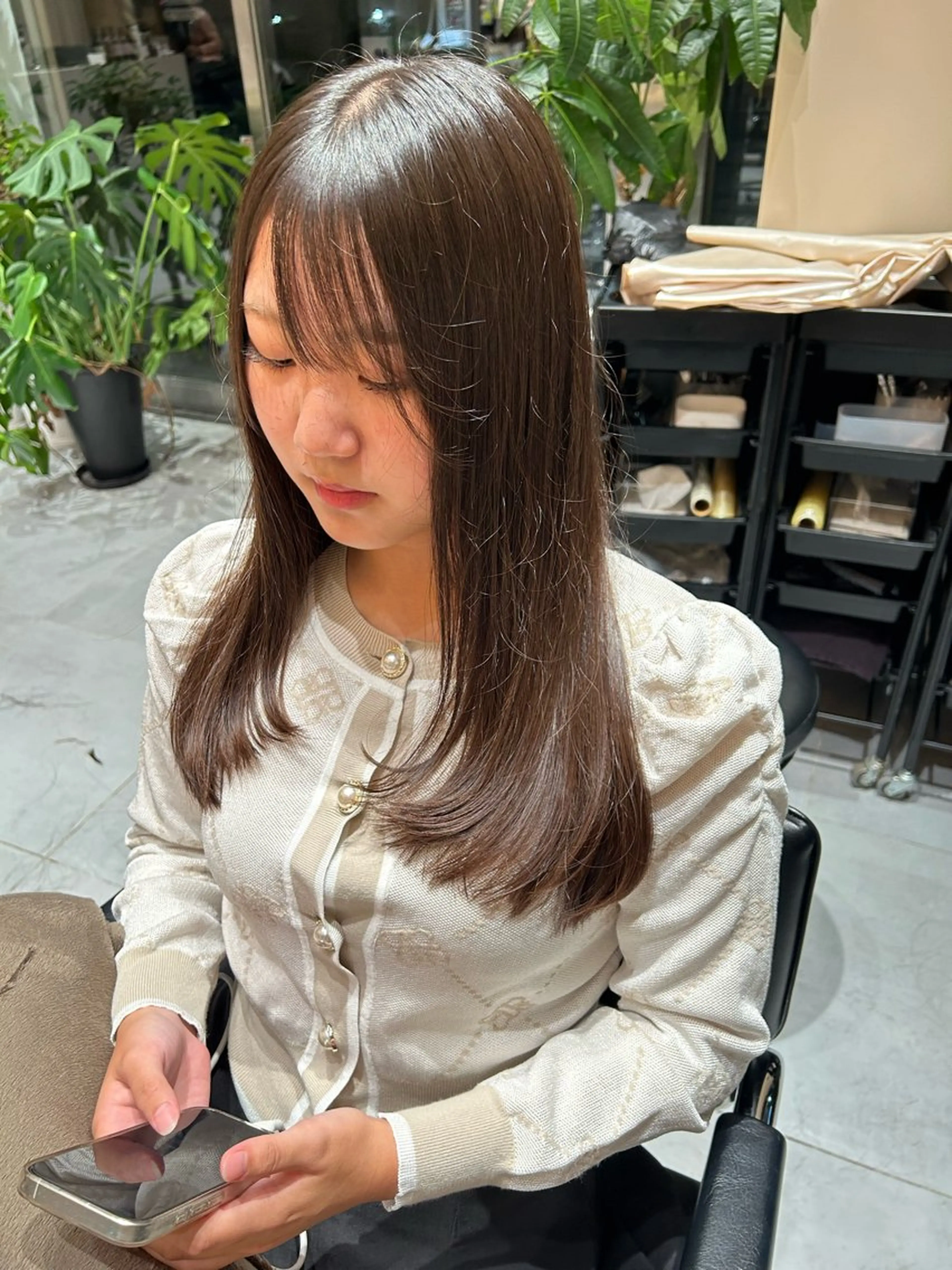 ロング レイヤーカット 風香🪼レイヤー /透明感カラーのヘアスタイル