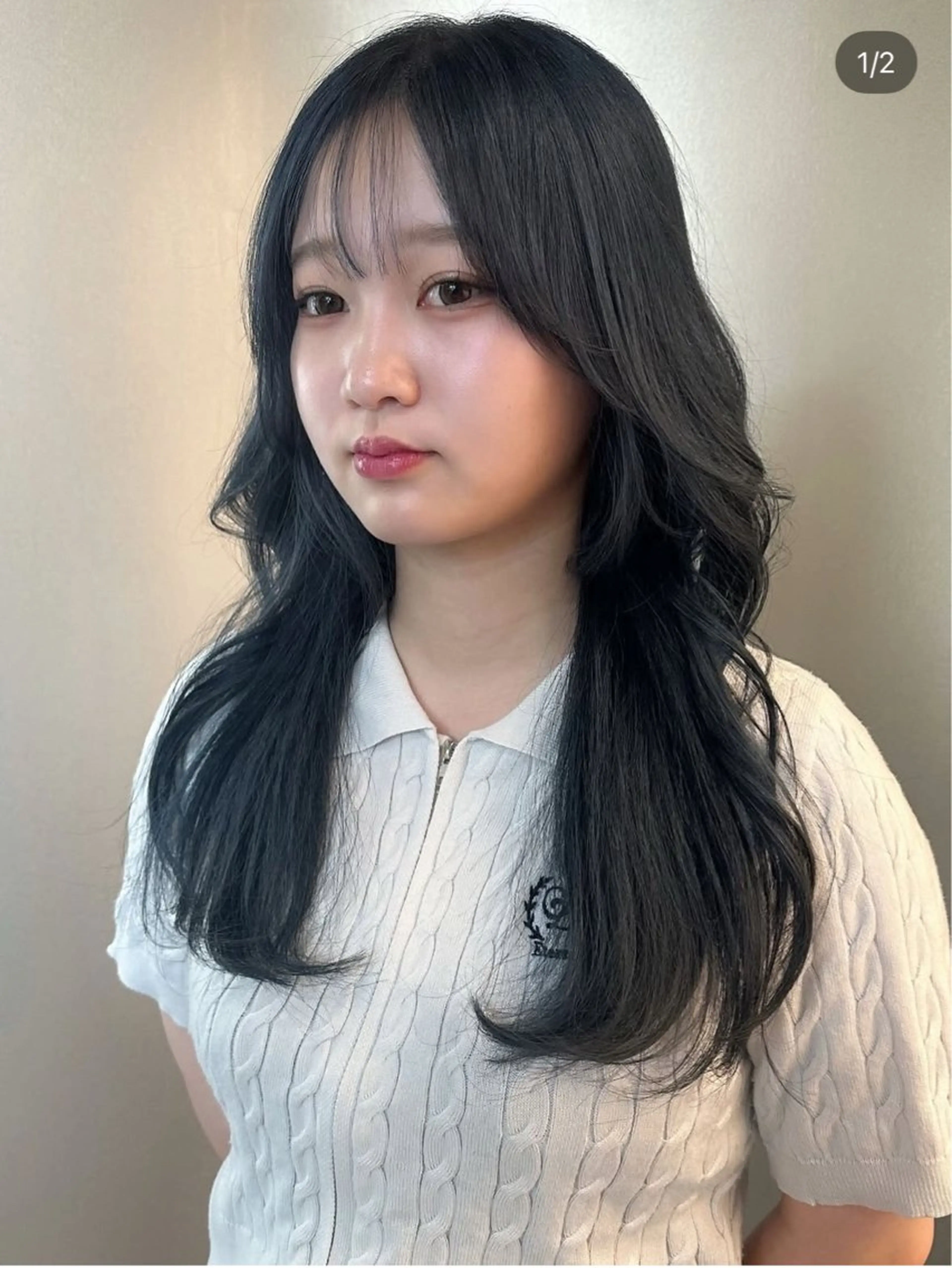 ロング ヘアカラー トリートメント 【川崎で叶う艶髪✨】 ニーナ/川崎駅のヘアスタイル