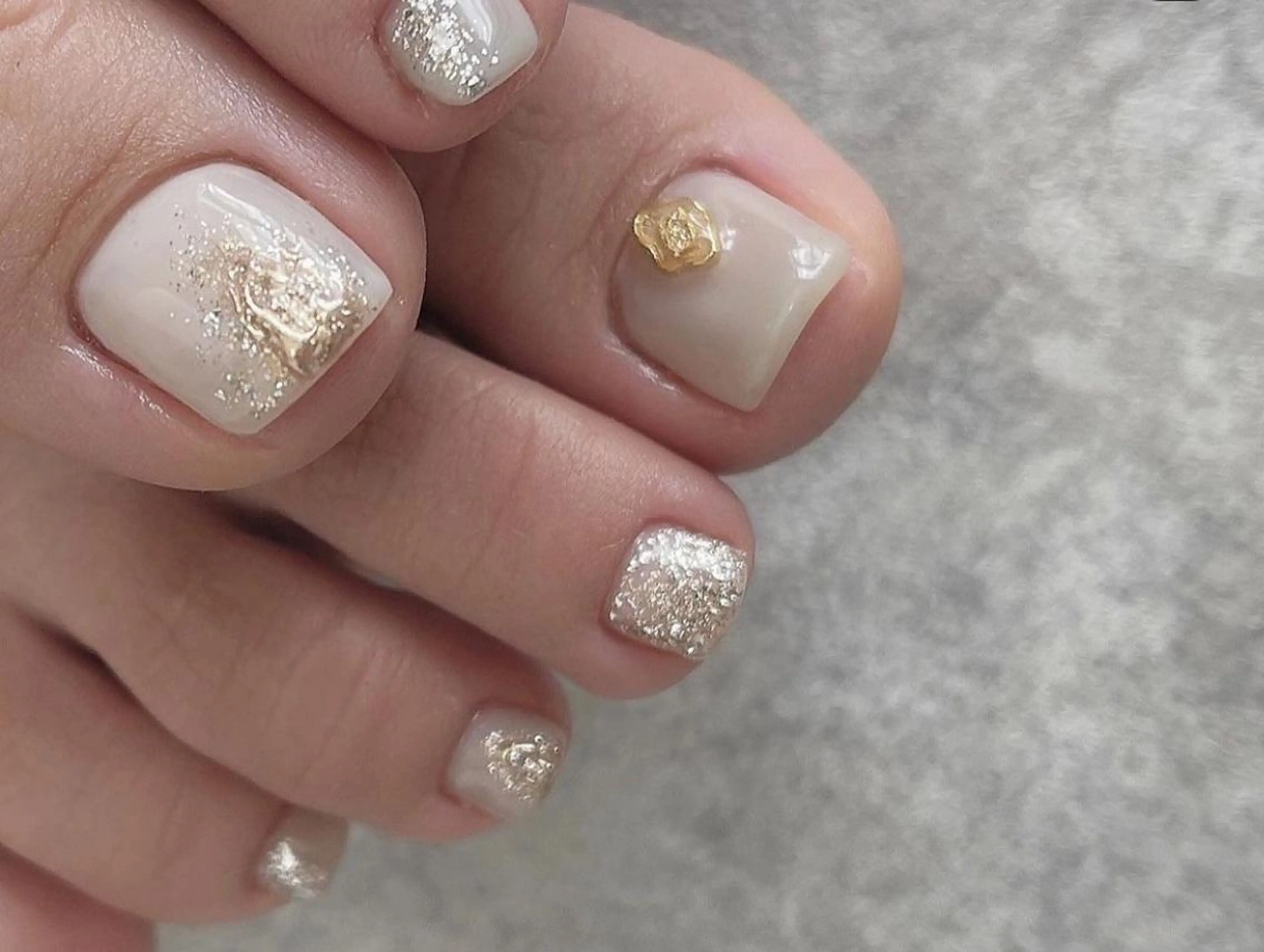 ネイル クリアネイル 長さ出し フットネイル フレンチネイル ジェルネイル フットネイル Moana Nail 長さだし専門店のネイルデザイン