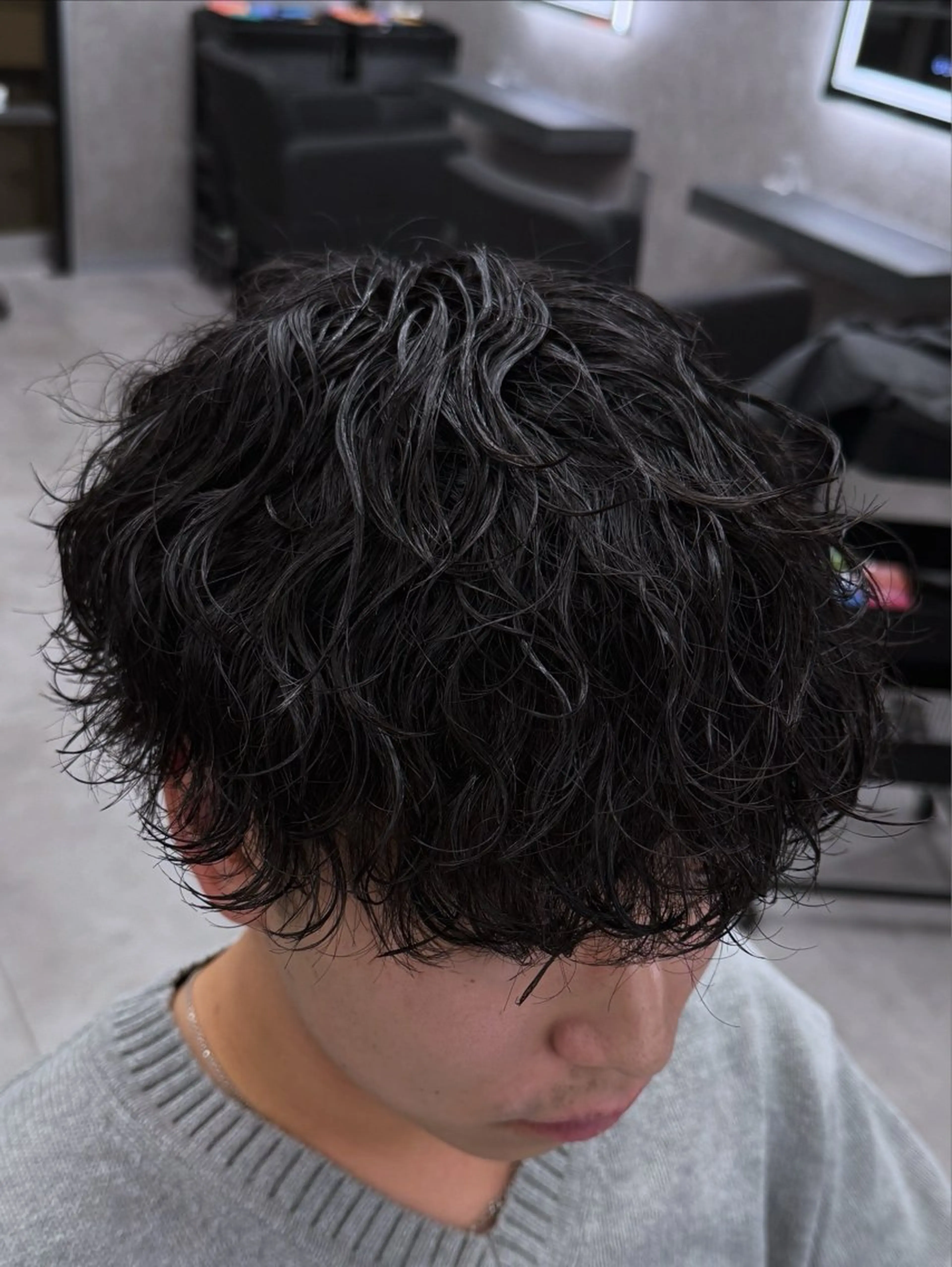 ショート カラー パーマ メンズ メンズパーマ 波巻きパーマ カット パーマ メンズスペシャリスト 👑/YUTAのヘアスタイル