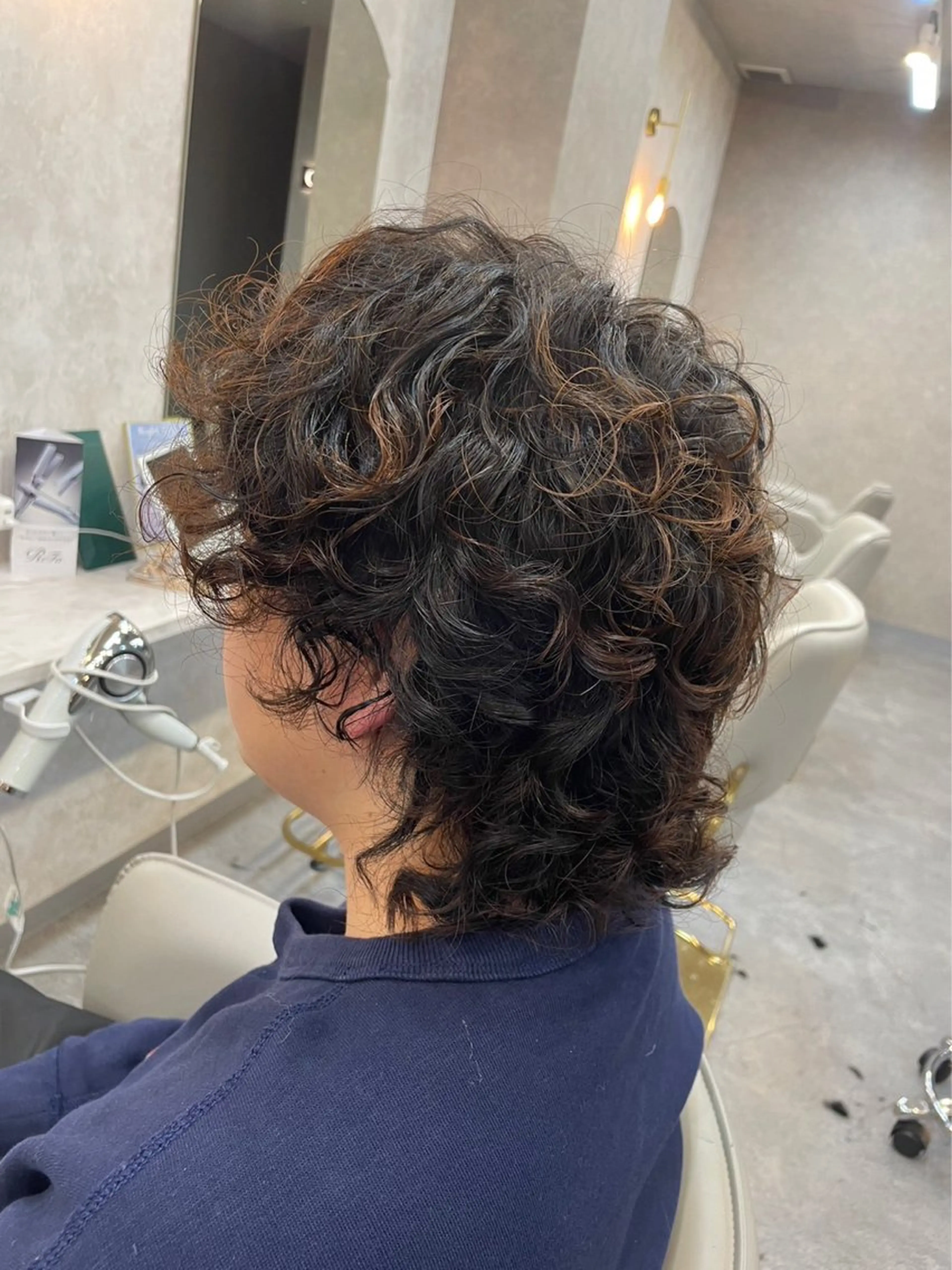 メンズ カット パーマ トリートメント MIKI /LAZO 千歳船橋のヘアスタイル