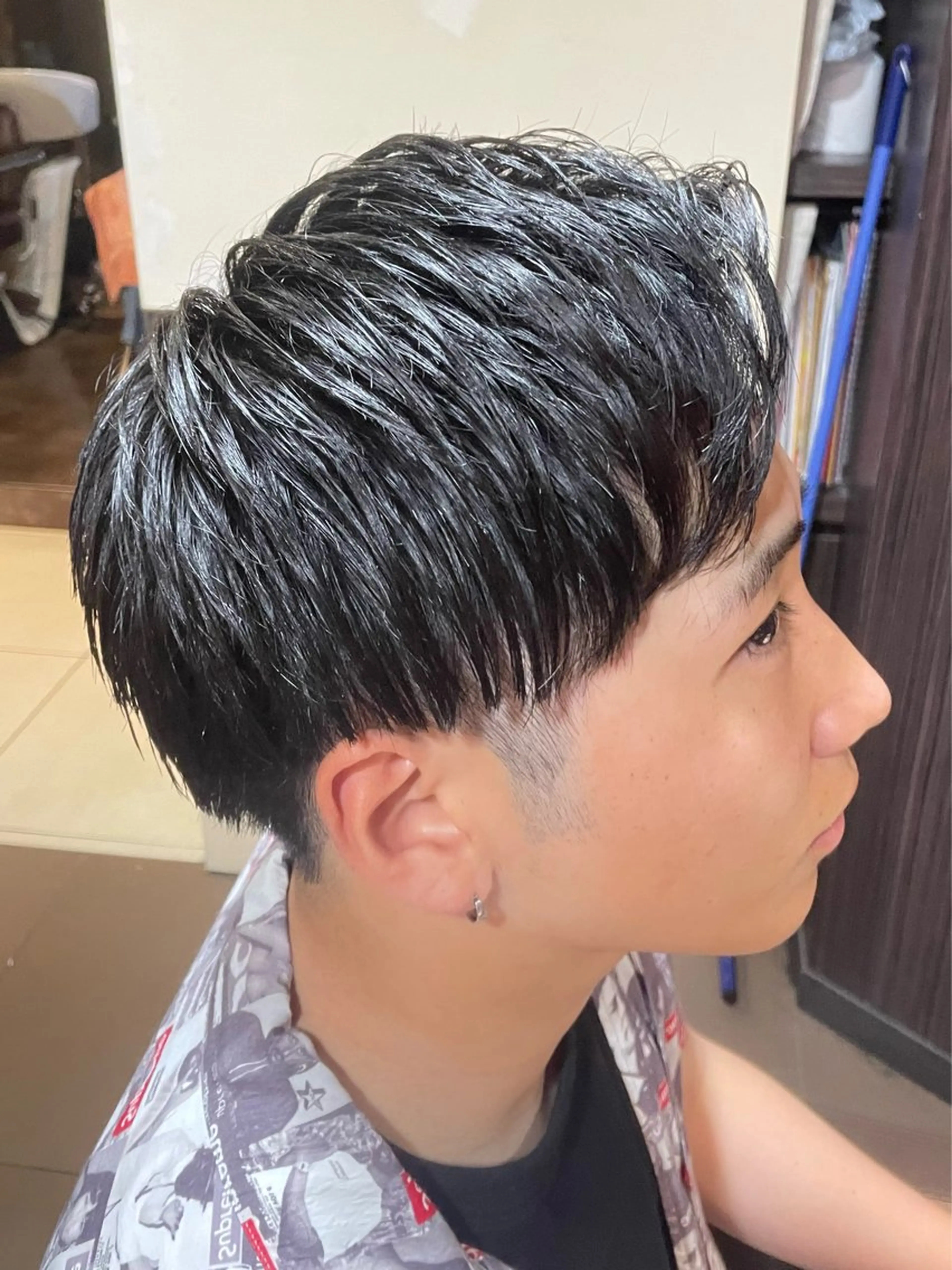 メンズショートスタイルの写真