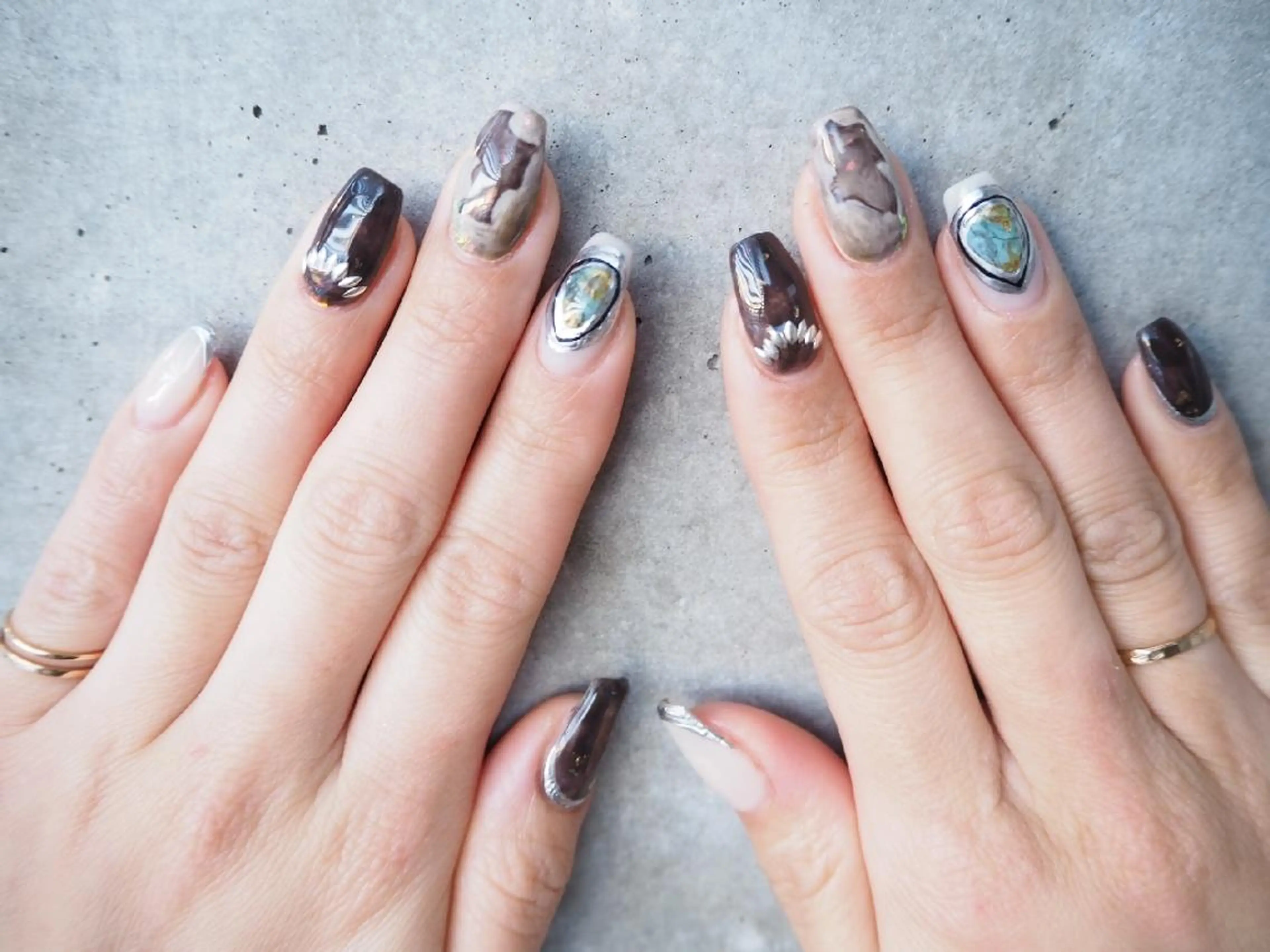 ネイル アートネイル 持ち込み ConneQt所属・ETHOSENSE. kimikaのネイルデザイン