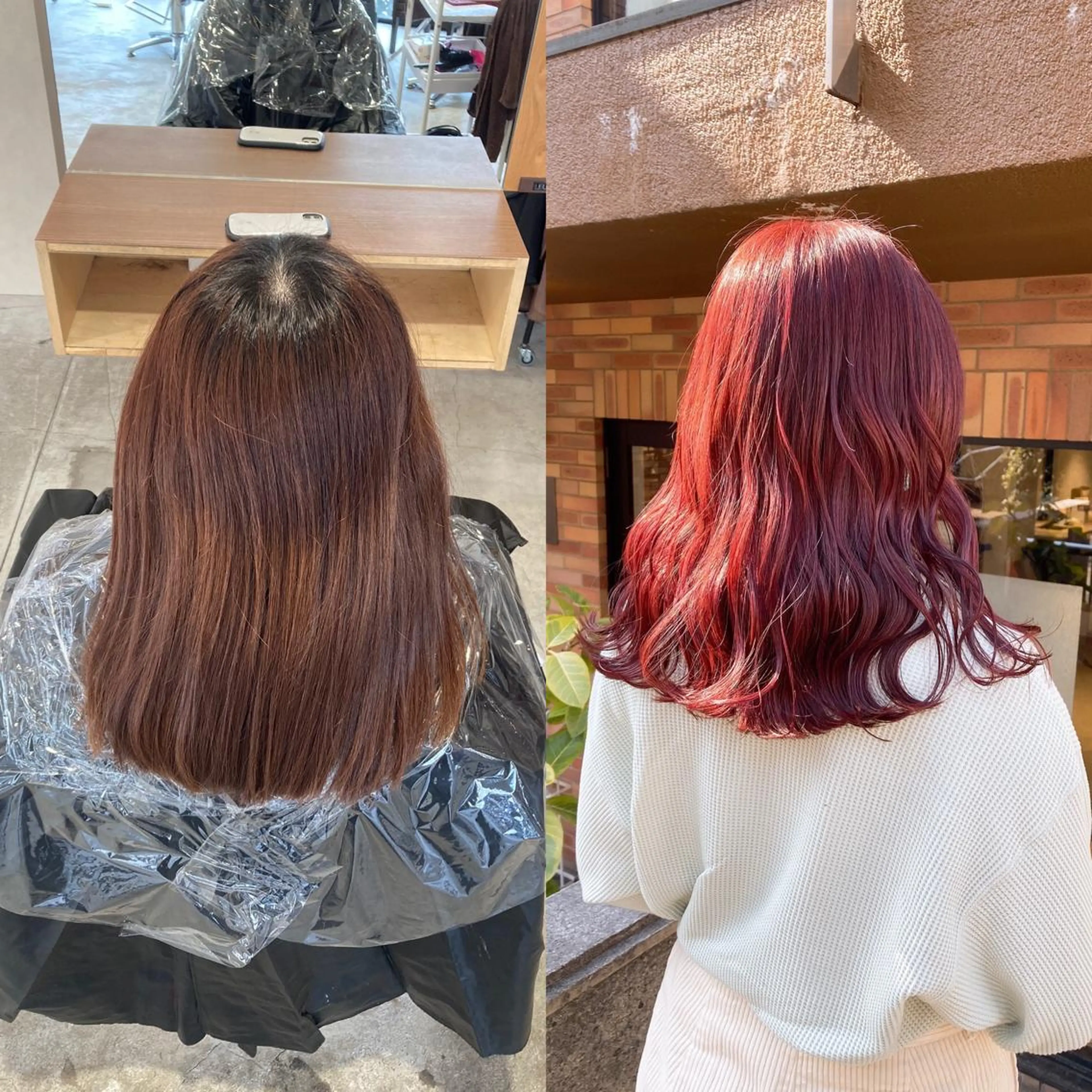 カラー ブリーチ ブリーチなしカラー 💗モテ髪 ハイトーンあや💗のヘアスタイル