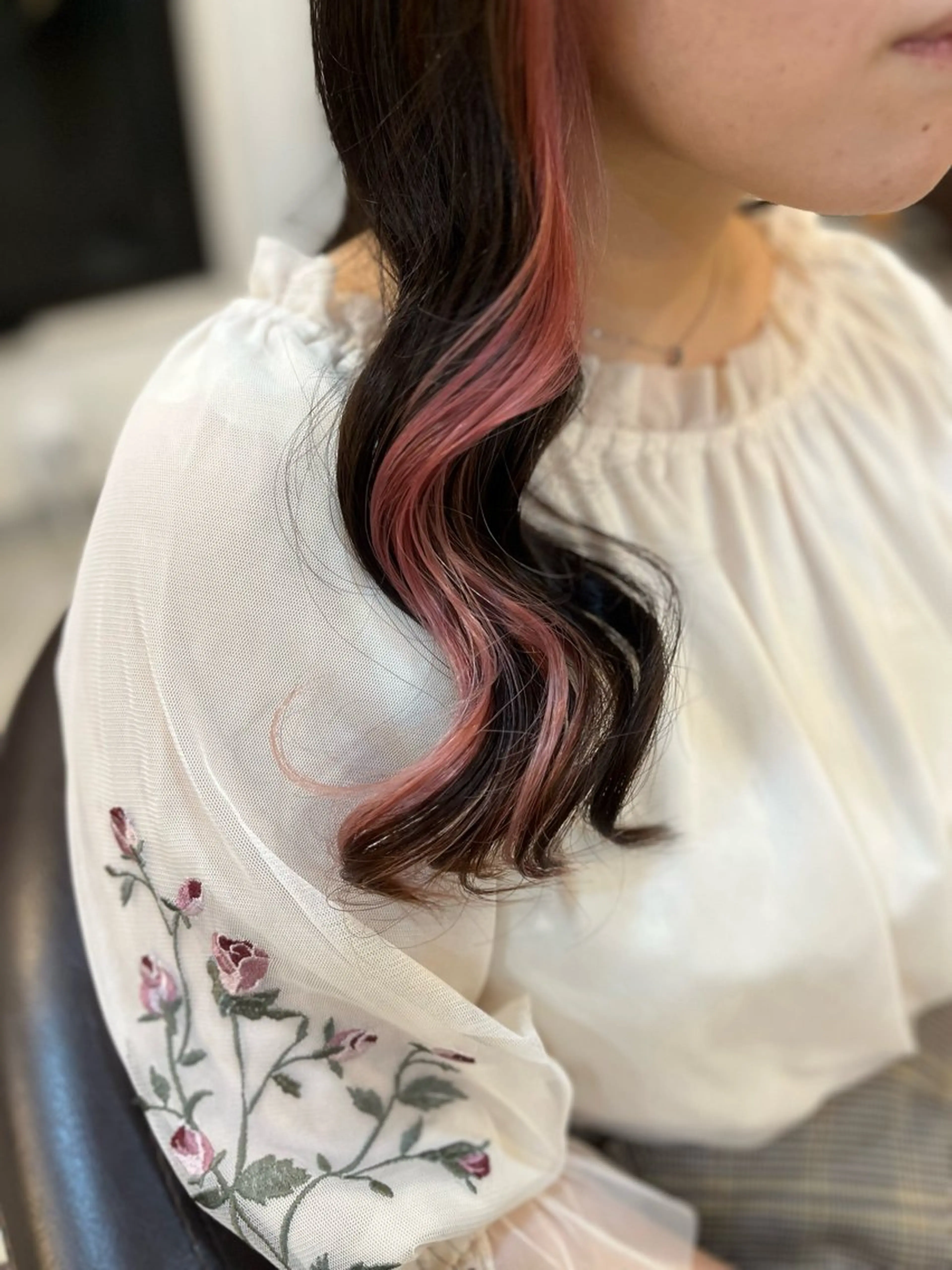 セミロング カラー インナーカラー ヘアカラー トリートメント 💖縮毛矯正 💖　MISAKIのヘアスタイル