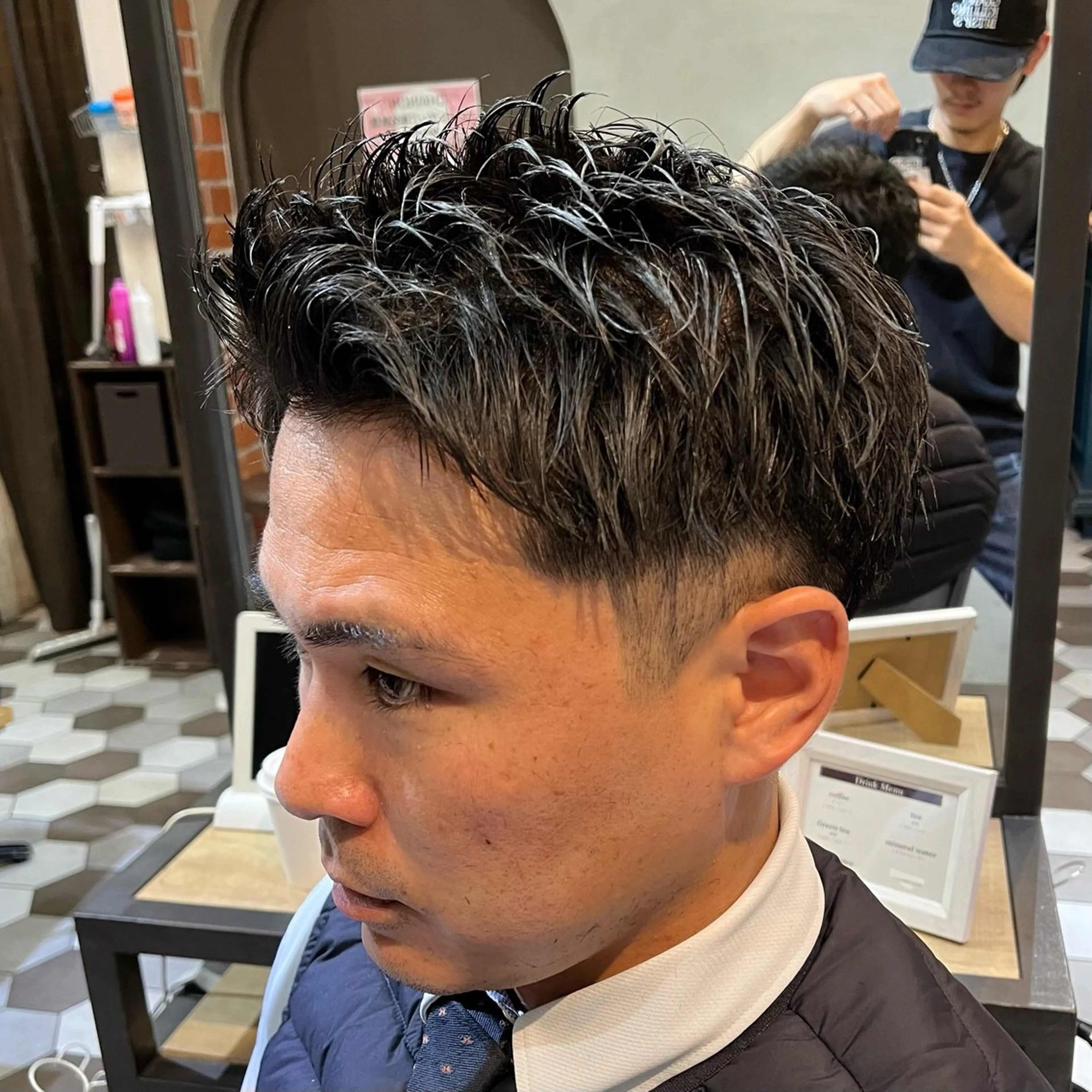 ショート パーマ メンズ 梅田/メンズ専門 ／加地光尊のヘアスタイル