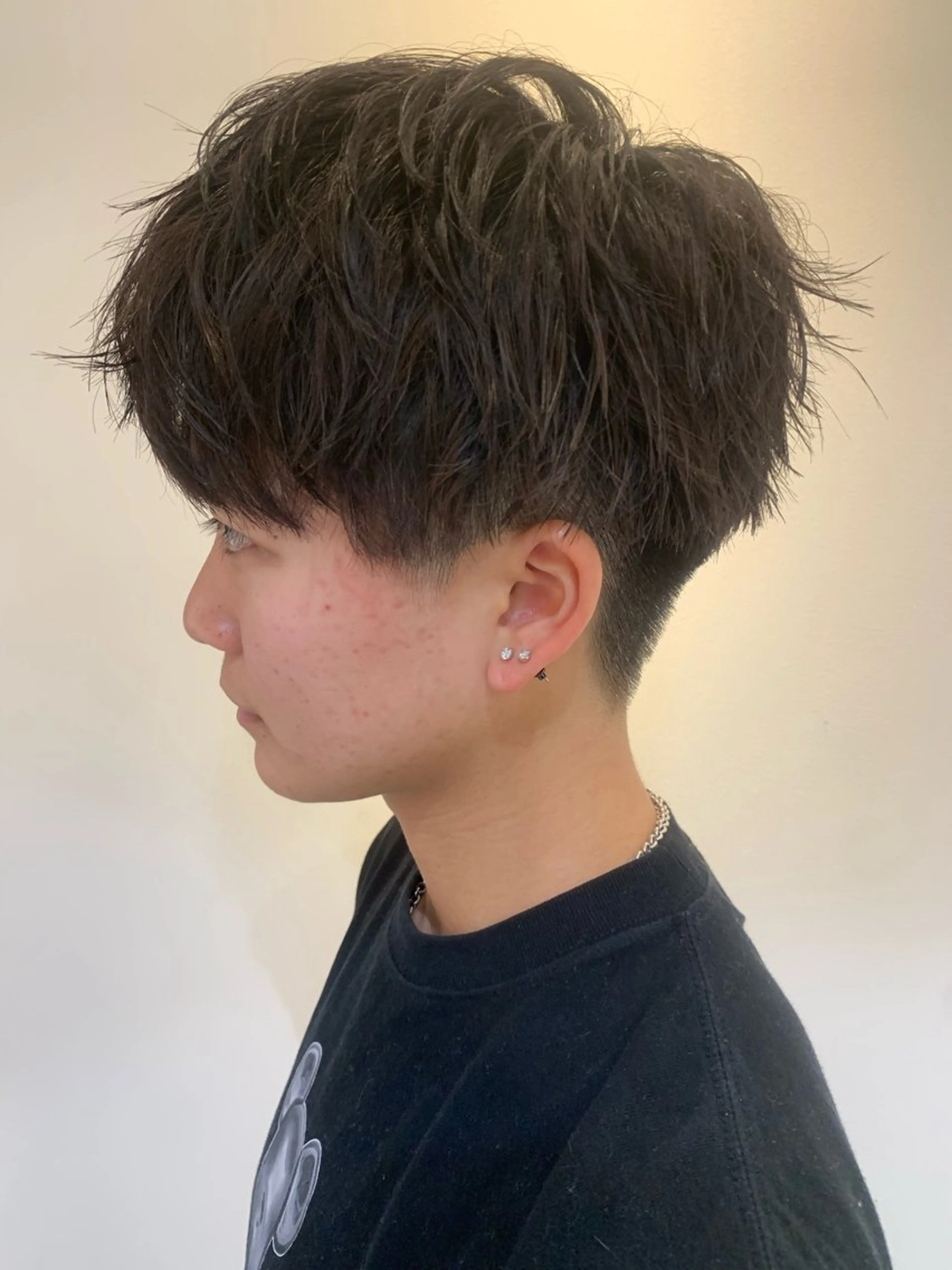 ショート メンズ マッシュ カット スカイレビュー所属・Yu /マッシュ/ スパイキーショートのヘアスタイル