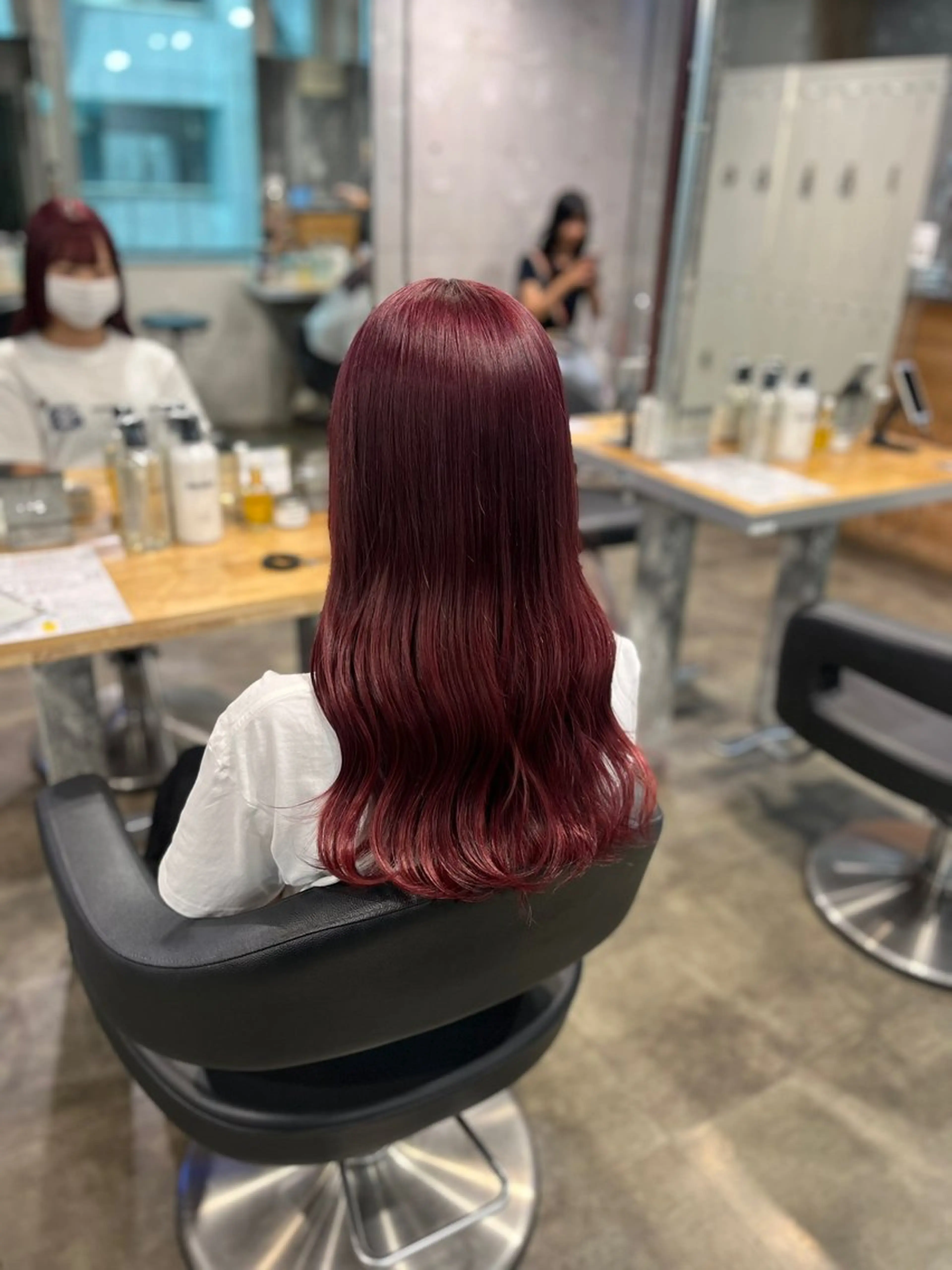 カラー ヘアカラー トリートメント ヘッドスパ ヘアセット ガーリーヘア💌トレ ンド暖色💌Yuuのヘアスタイル