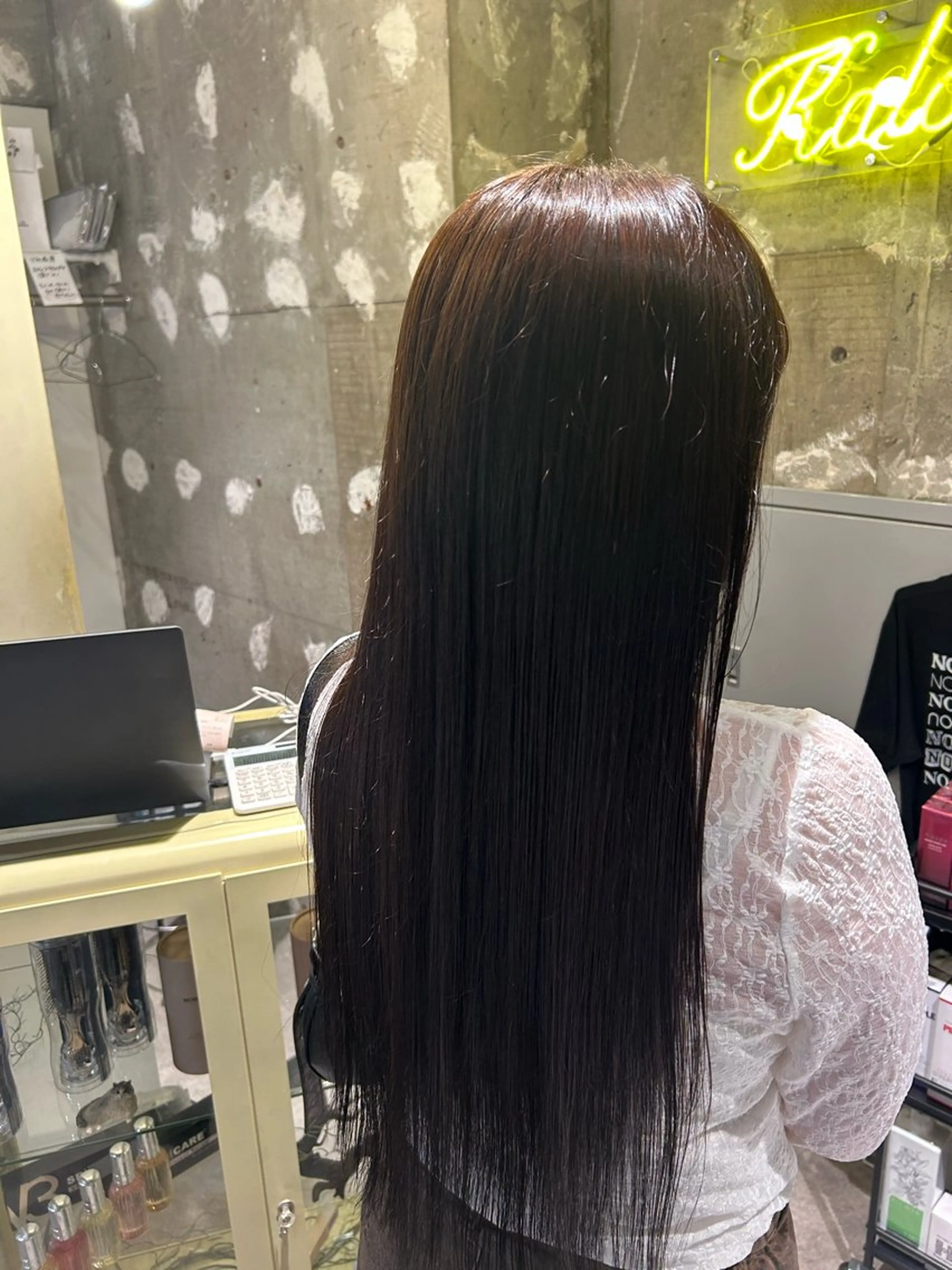 ロング カラー ヘアカラー 🎀咲月🎀レイヤー /暖色透明感カラーのマツエク・マツパデザイン