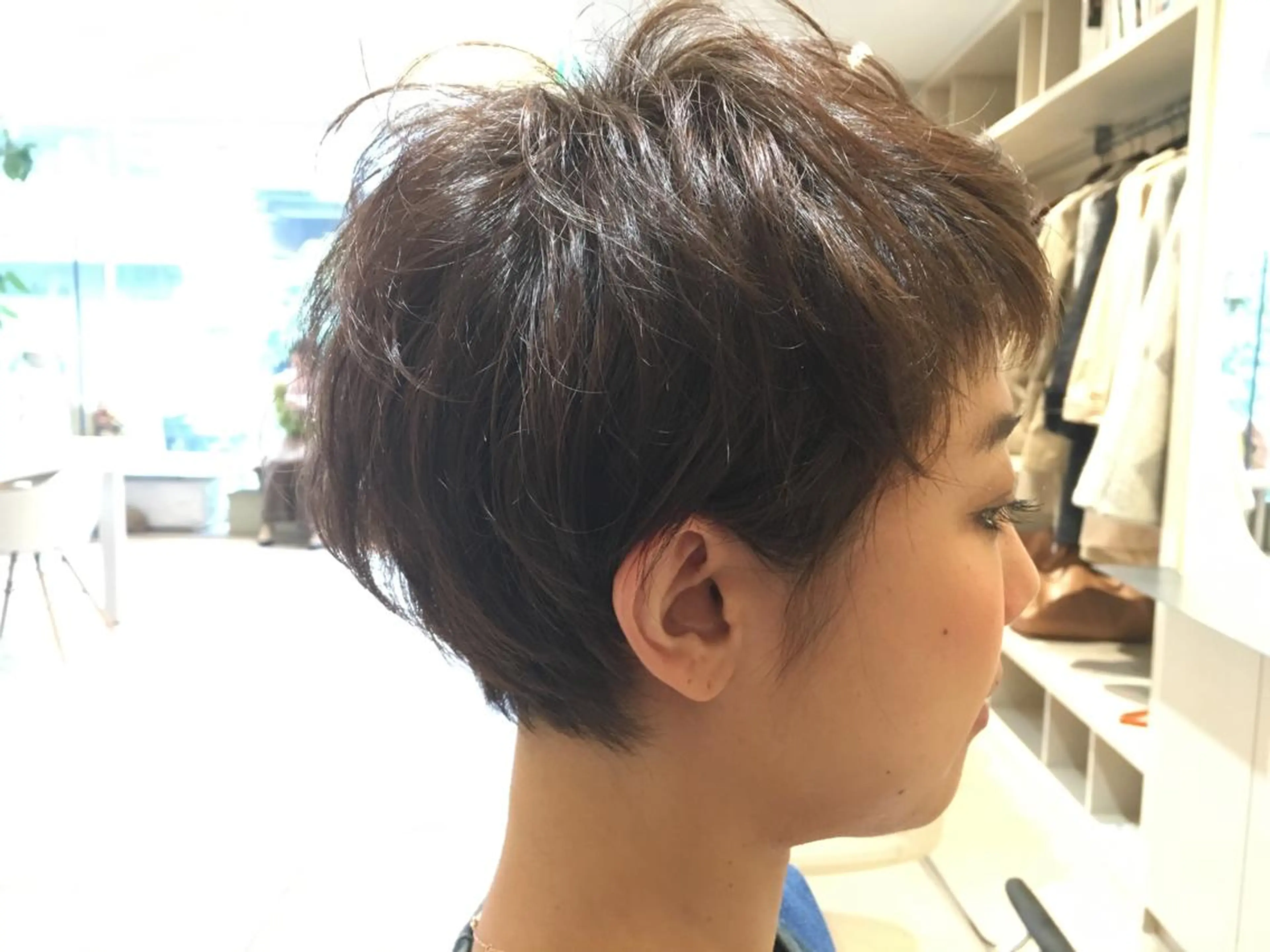 ショート カラー くせ毛 イガラシ ジュン/髪質改善のヘアスタイル
