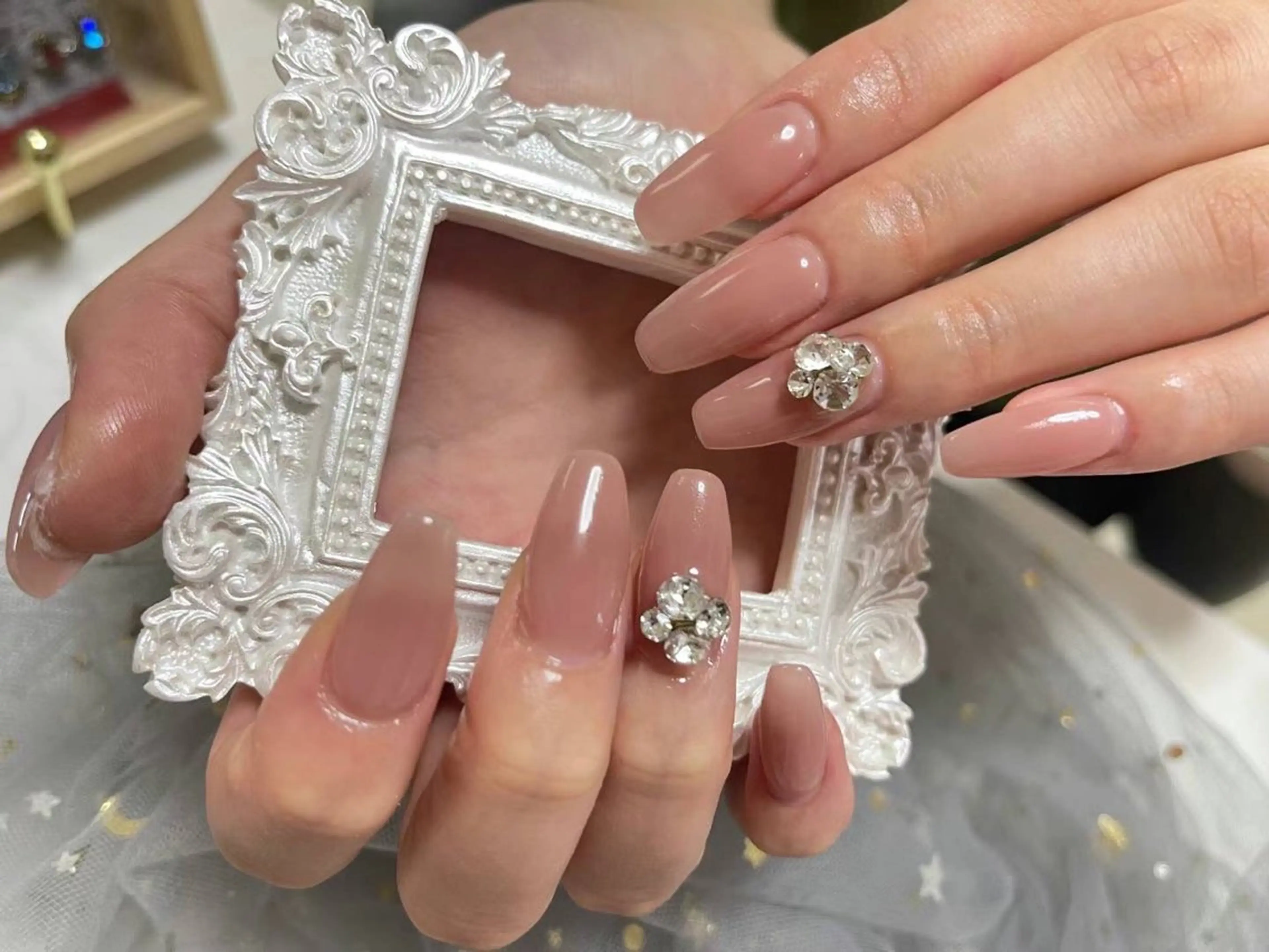 ネイル ワンカラーネイル 🎀ネイルサロン エクラYUI🎀のネイルデザイン