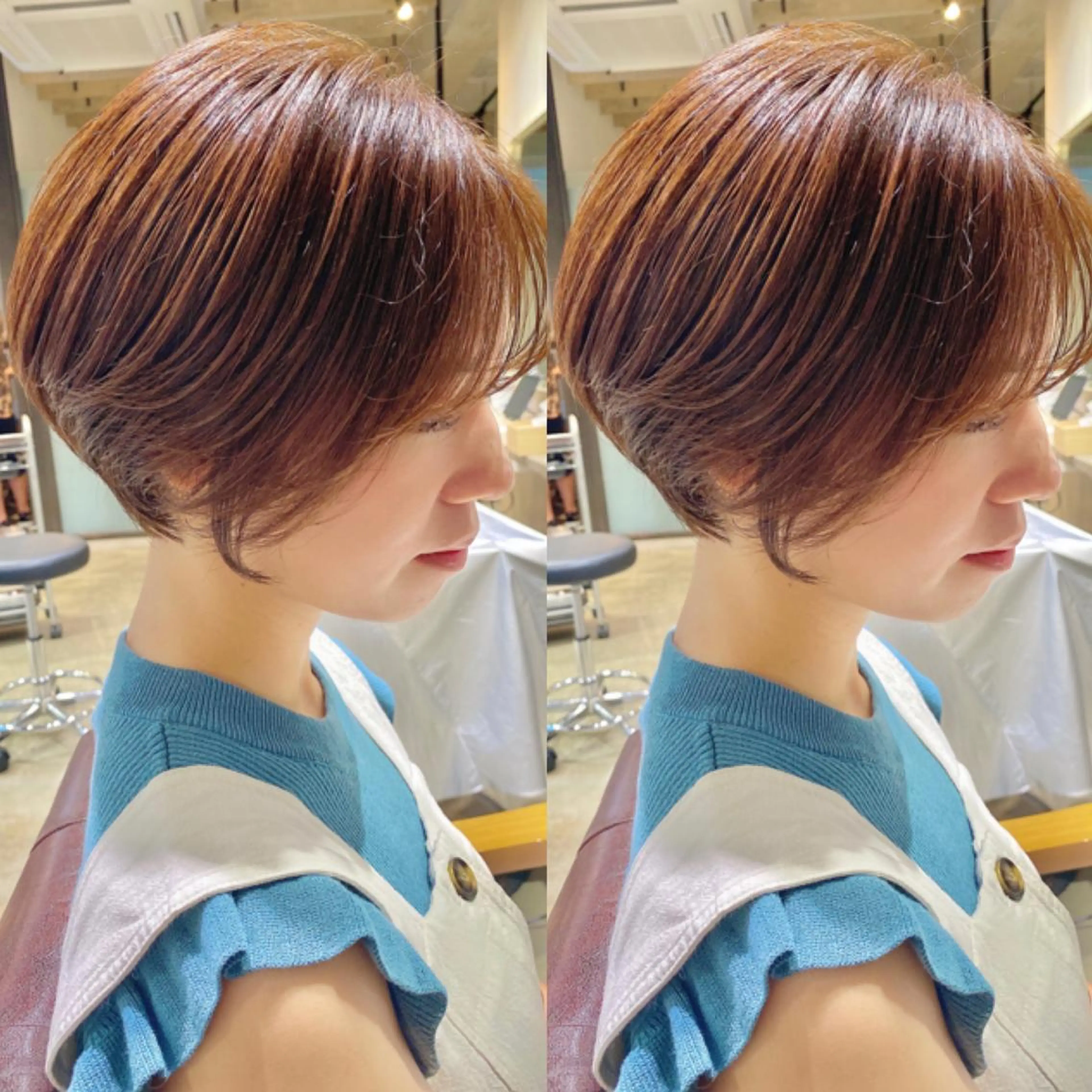 ショート カット ヘアカラー HARUKI MINATO japan所属・🧡ショートの達人 🧡SHOのヘアスタイル