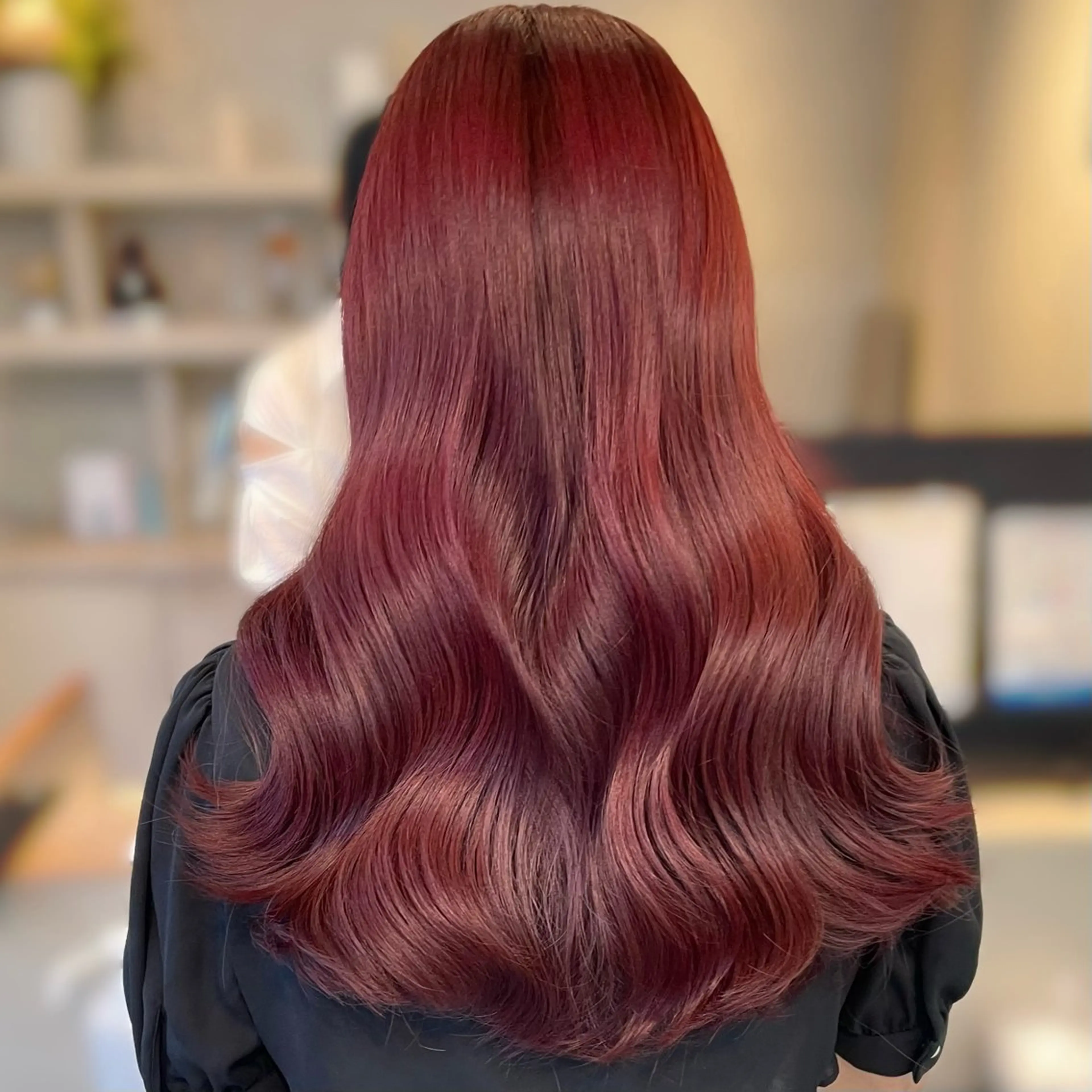 ロング カラー カット ヘアカラー トリートメント kana ブリーチなしカラー✨のヘアスタイル