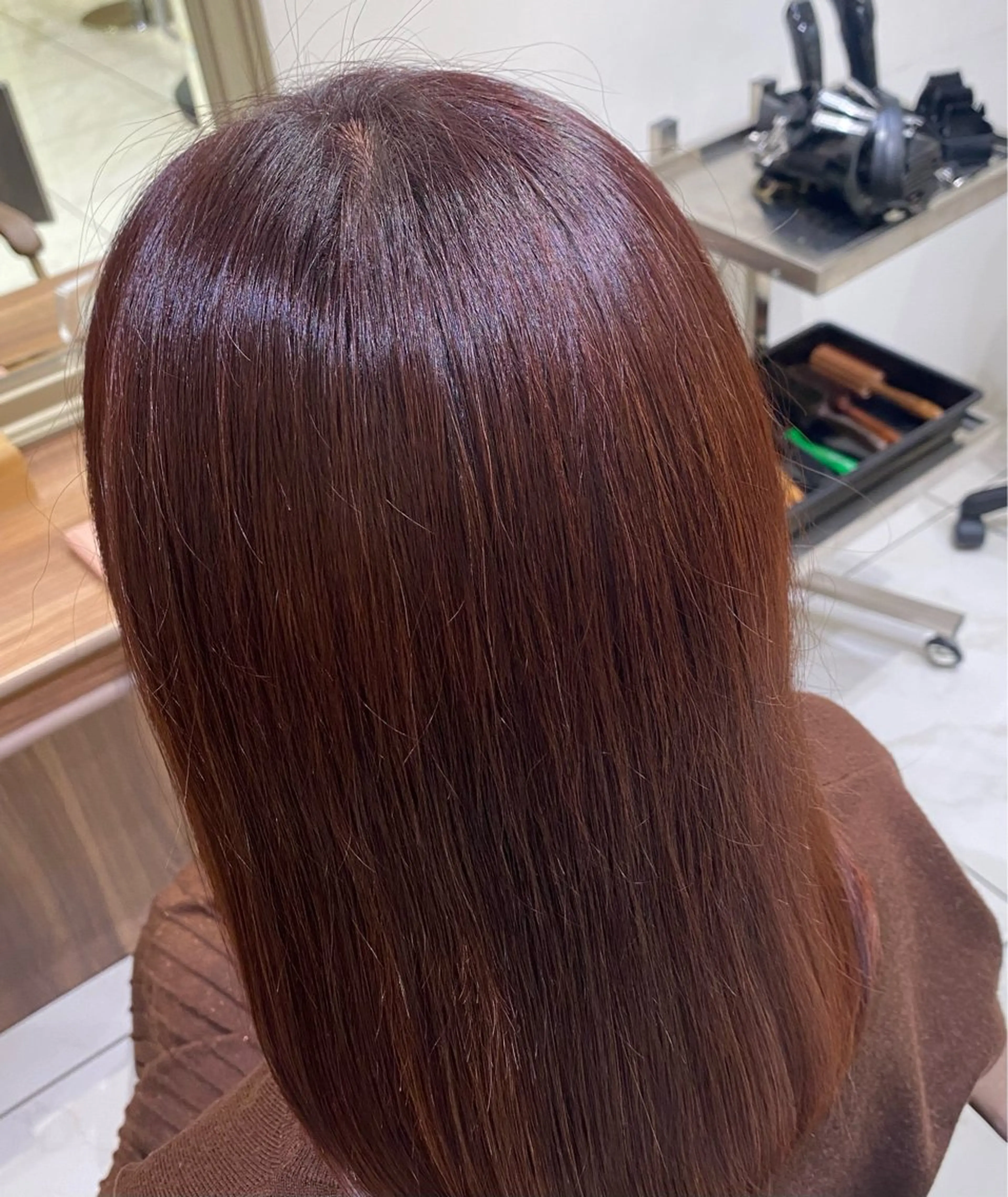 セミロング カラー ヘアカラー Ash桜新町 きあらのヘアスタイル