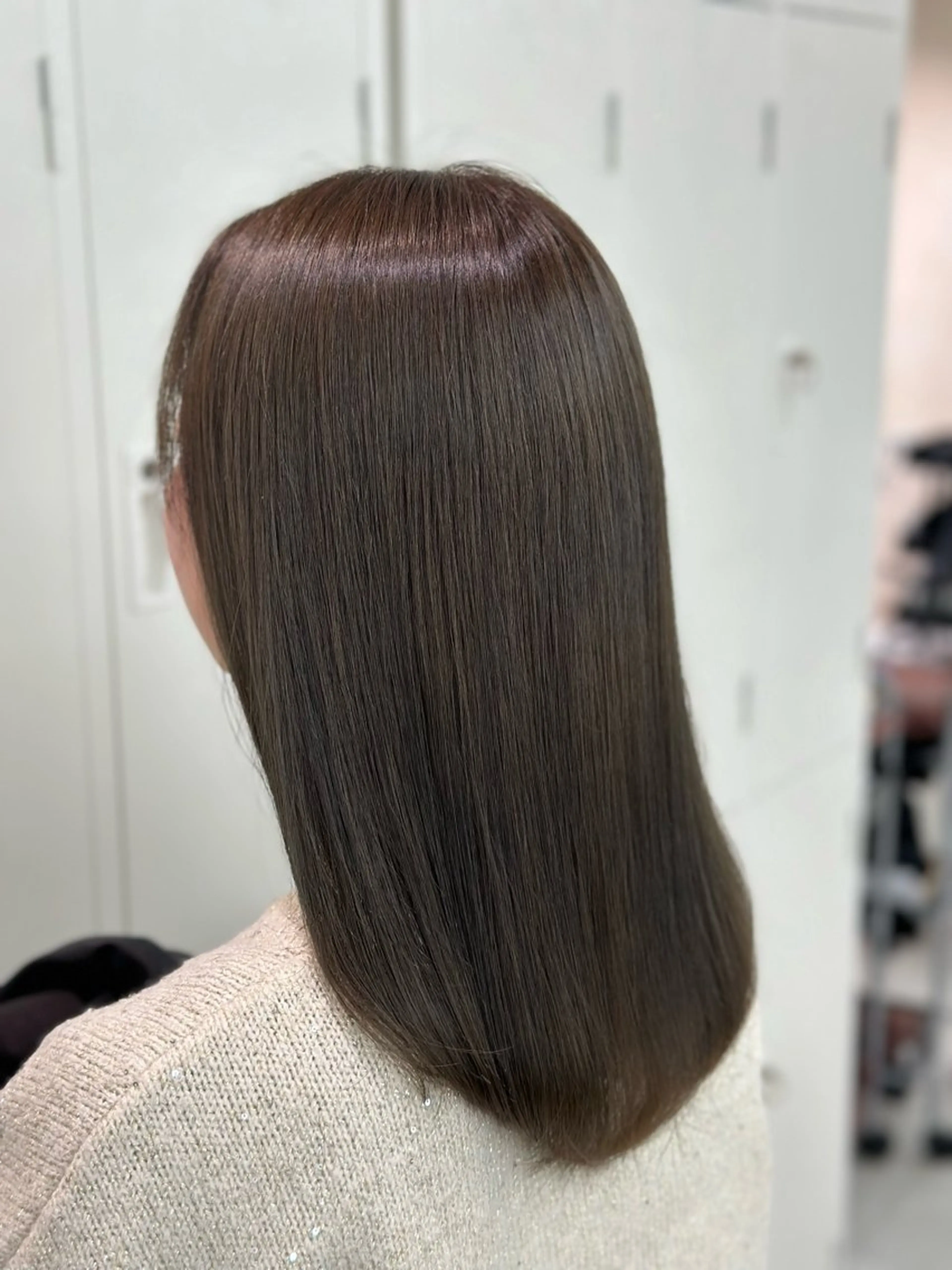 ミディアム カラー カット ヘアカラー トリートメント 🤍透明感カラー🤍 Moeのヘアスタイル