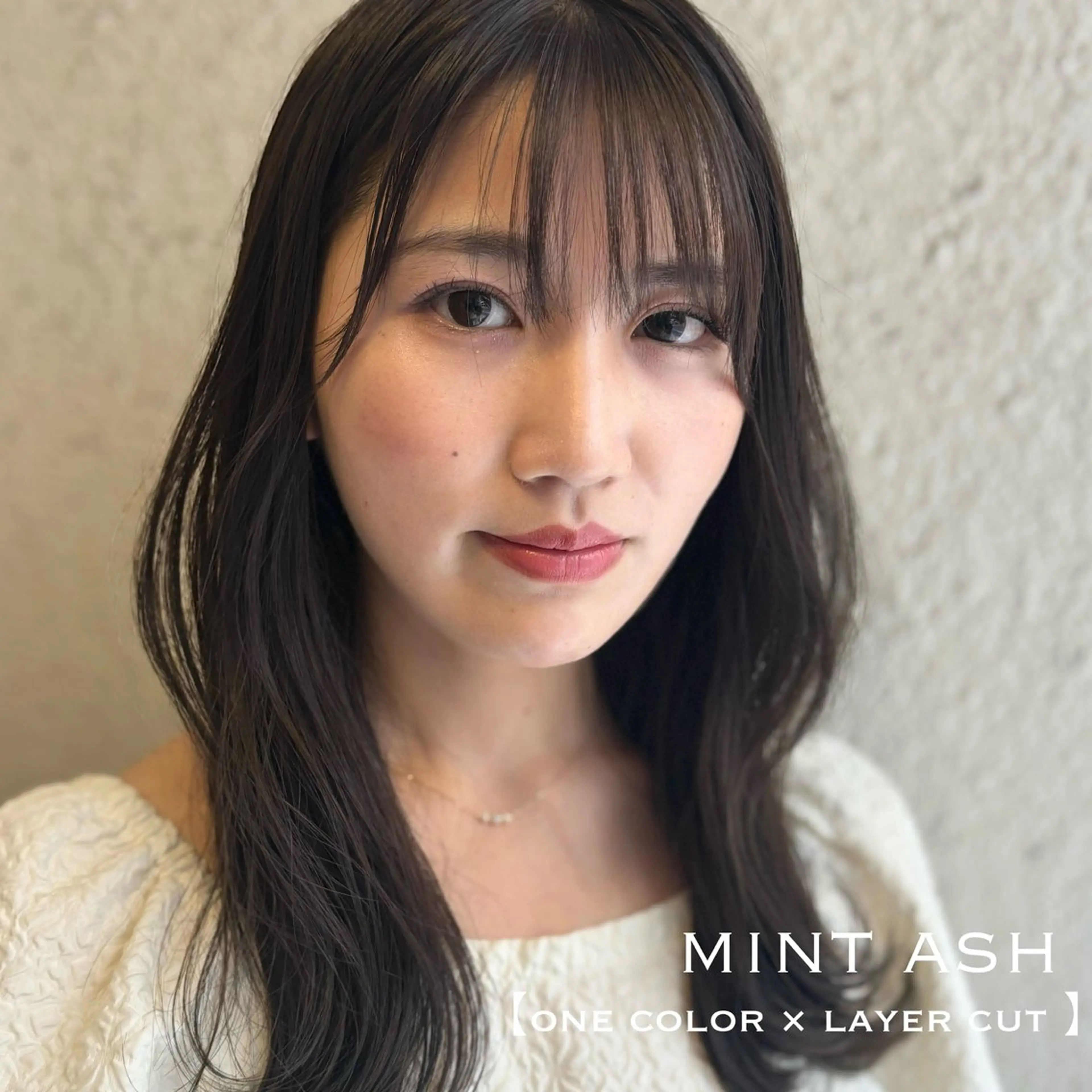 セミロング カラー カット ヘアカラー ⌇🌹透明感カラー ᴍᴇɢᴜᴍɪ ⌇のヘアスタイル