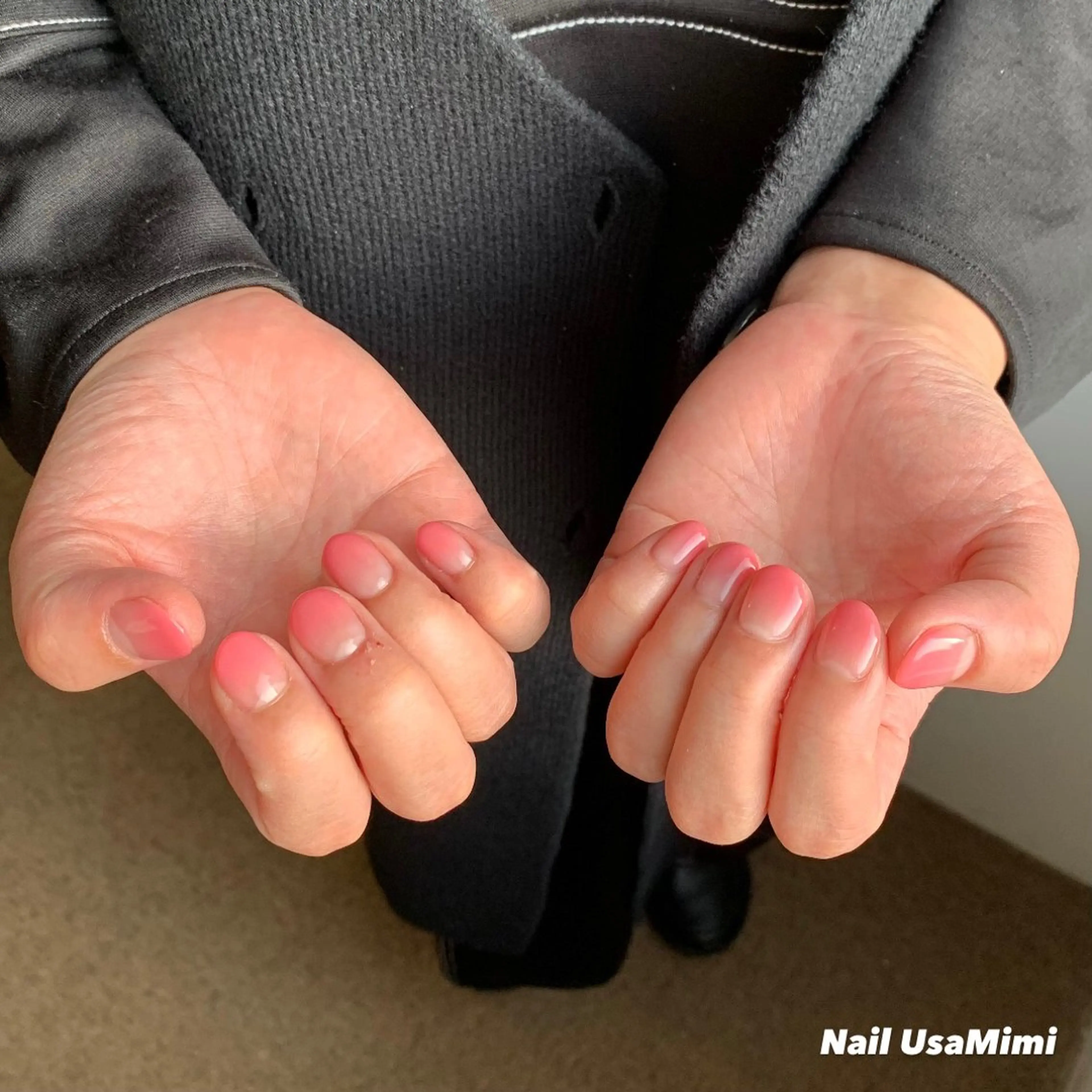 ネイル ジェルネイル マグネットネイル 持ち込み ワンカラーネイル パラジェル 本町ネイルNail UsaMimiのネイルデザイン