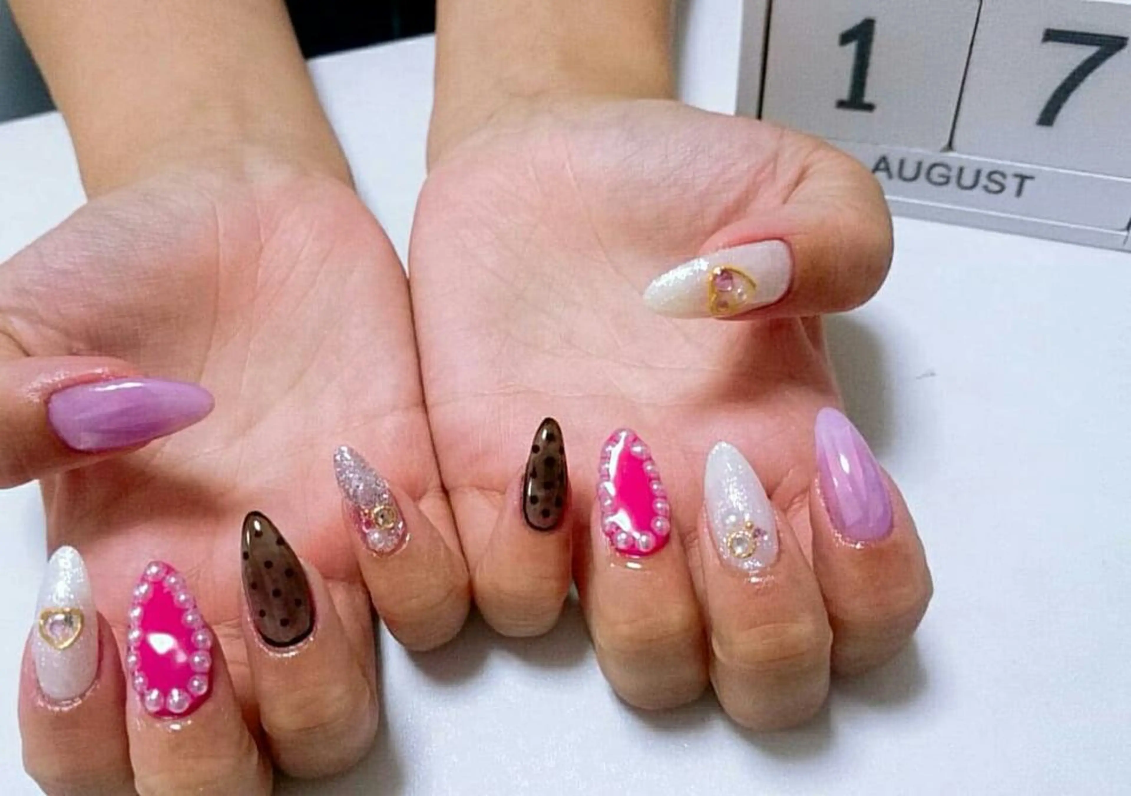 ネイル ドット ハート JEWEL nailのネイルデザイン