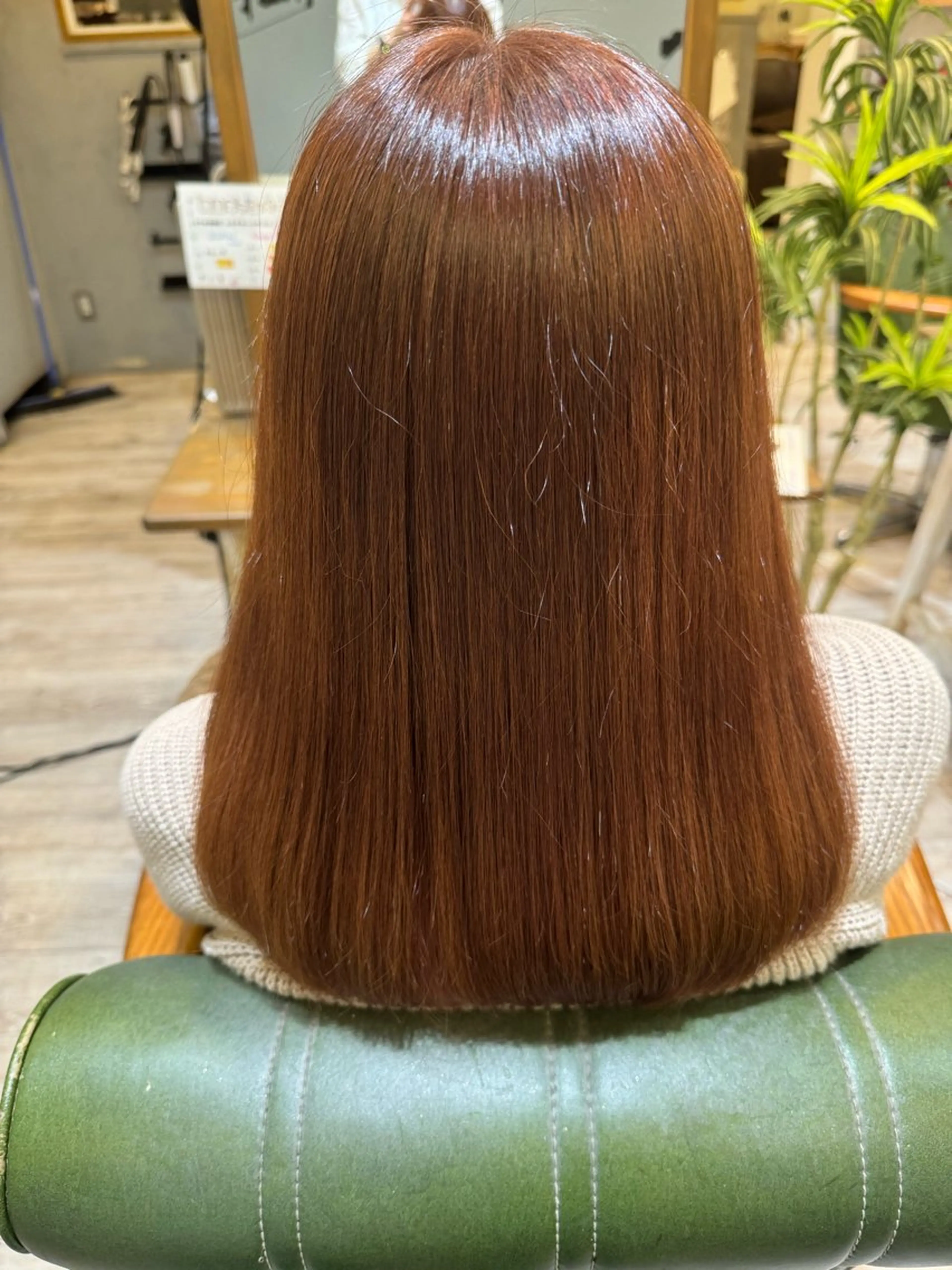 ミディアム ヘアカラー 🦋ふくい あやの🦋のヘアスタイル