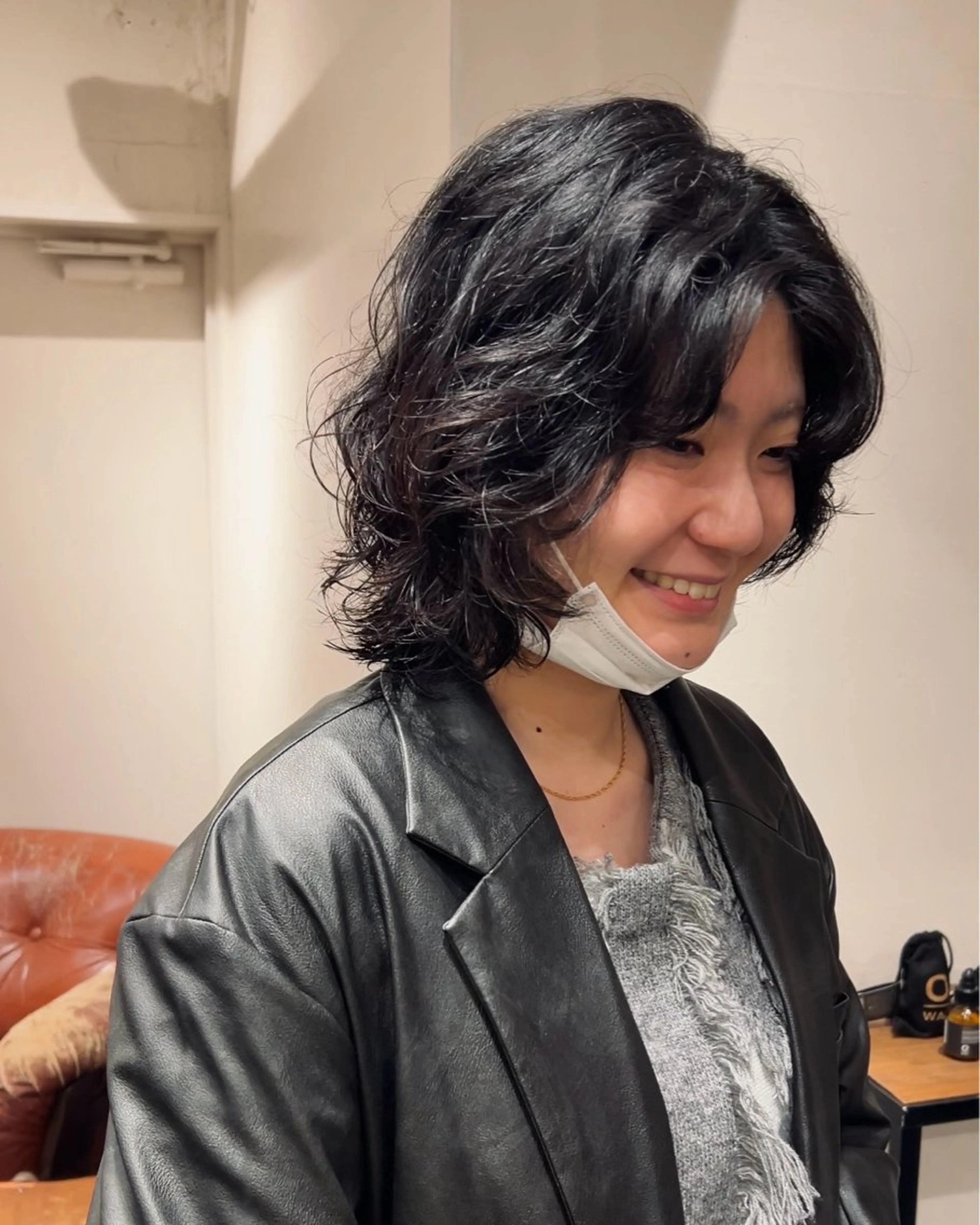 ミディアム L’HOMME BLANC所属・佐藤 優里奈のヘアスタイル