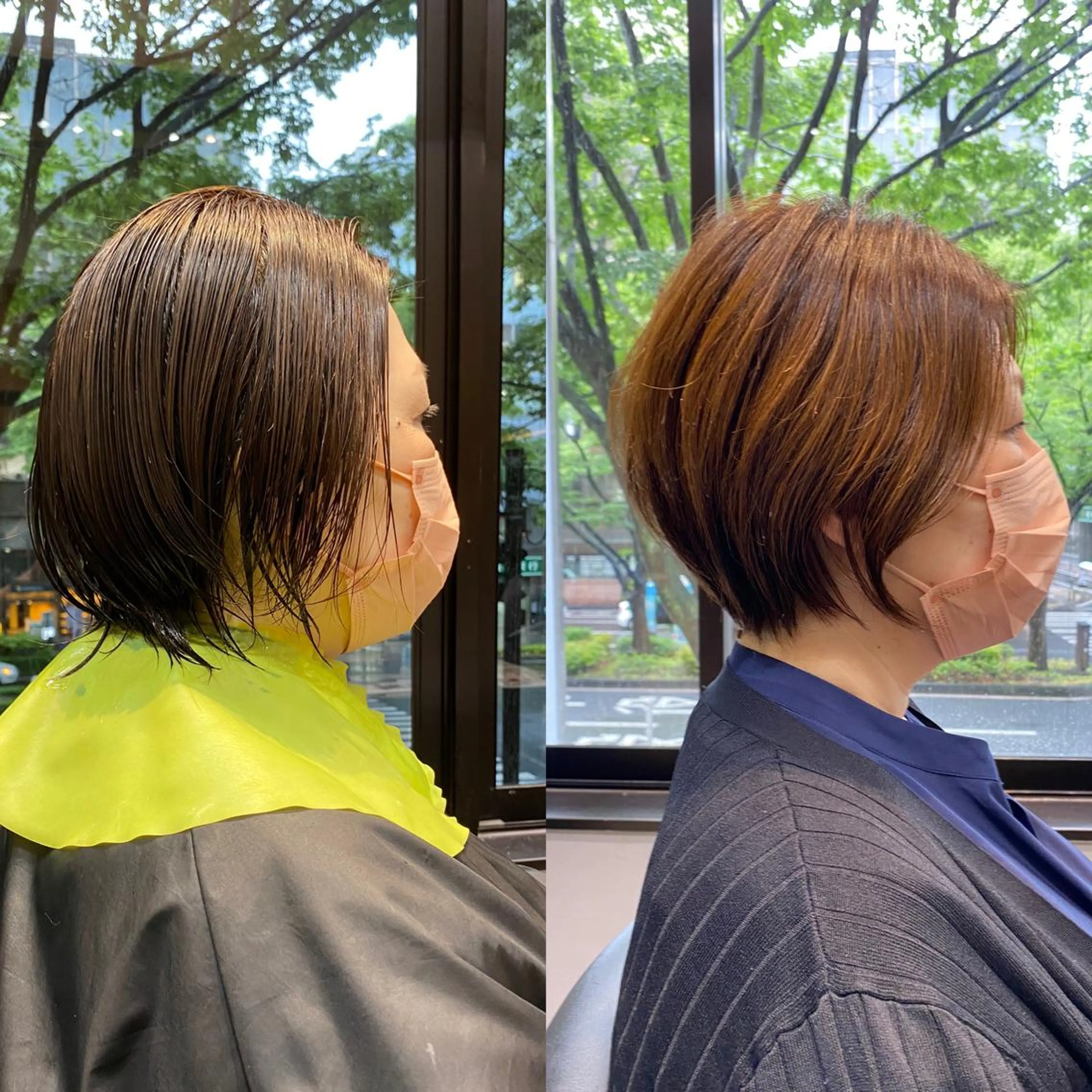 ショート カラー ✂️大人レイヤー✂️ 店長　渡部晃輝のヘアスタイル