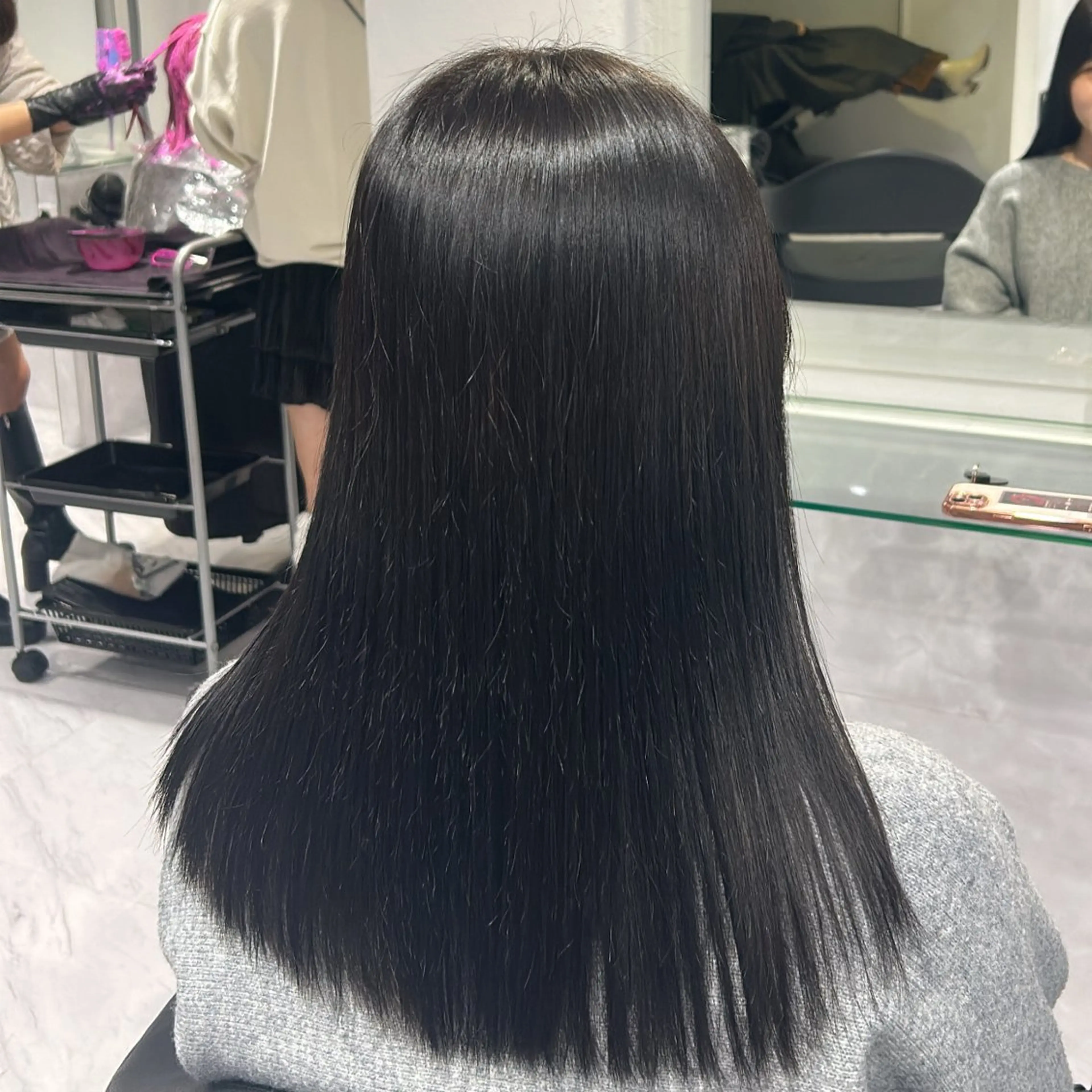 ロング カラー 表参道/透明感カラー /暗髪/ジュキヤのヘアスタイル