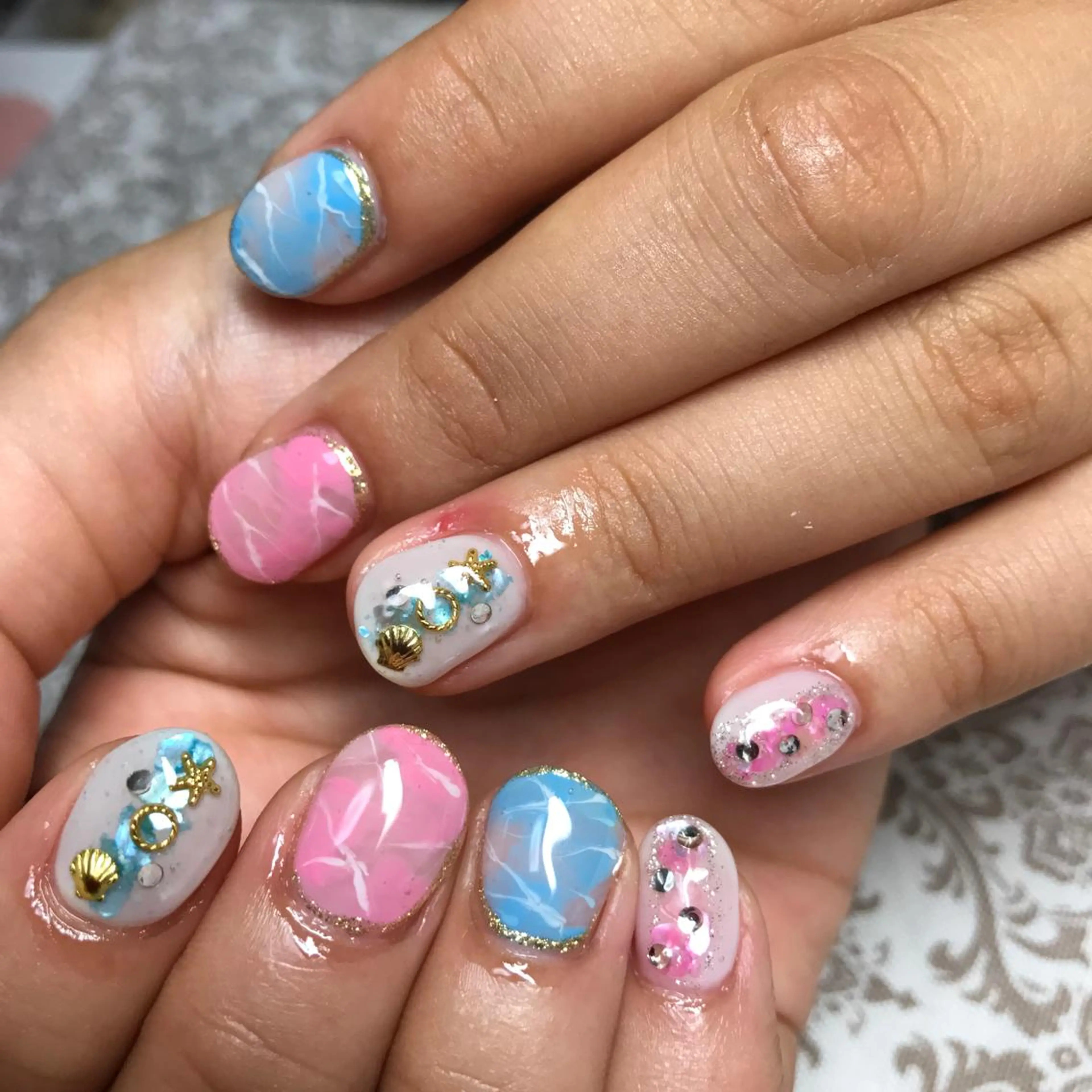 ネイル アートネイル 夏ネイル COCO+所属・COCO +のネイルデザイン