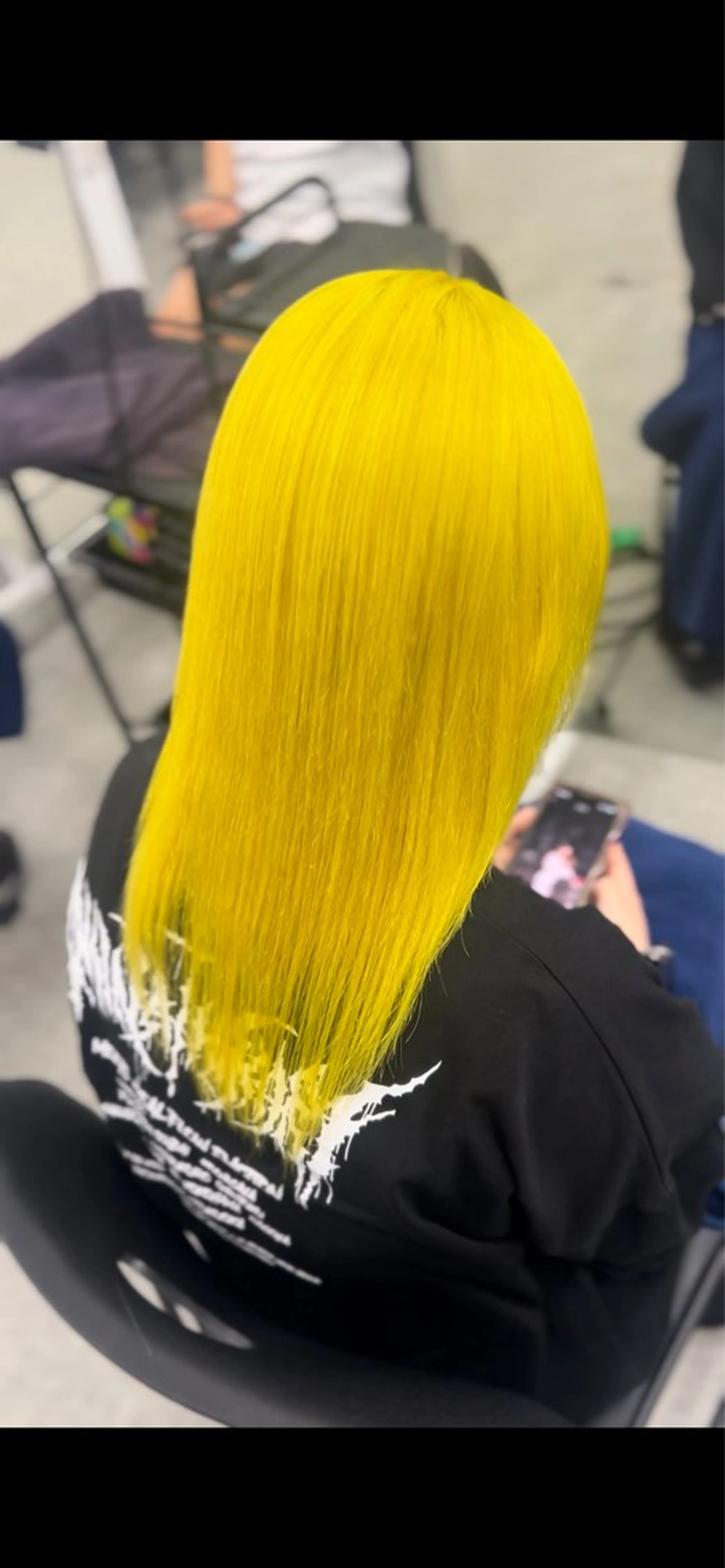 セミロング ヘアカラー 似合わせ艶カラー🪽 ひかる🪽🩶のヘアスタイル