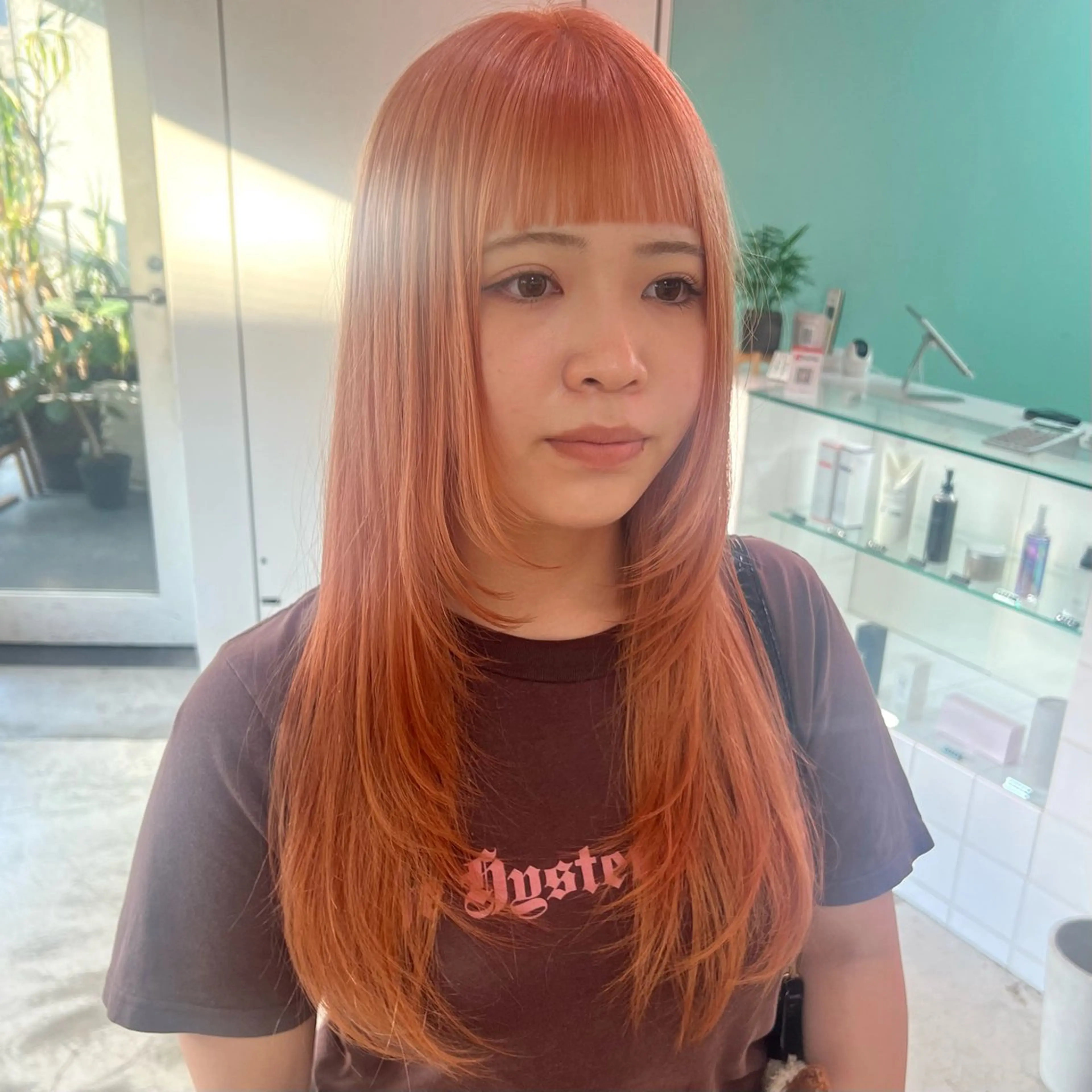 ロング カラー ヘアアレンジ カット ヘアカラー 🧨ブリーチー×ボブ レイヤー💎じゅえるのヘアスタイル
