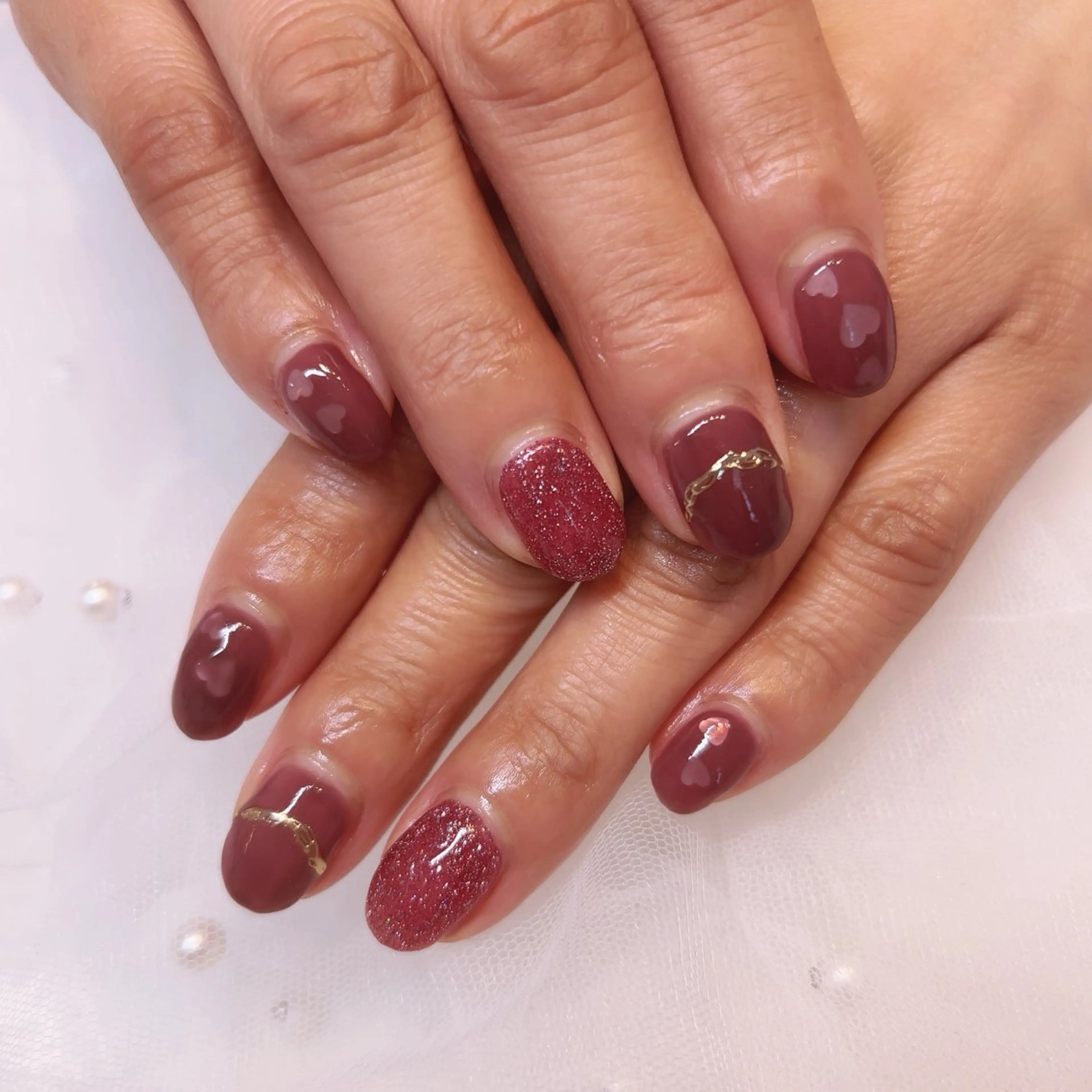 ネイル ハンドネイル nail salon pearのネイルデザイン