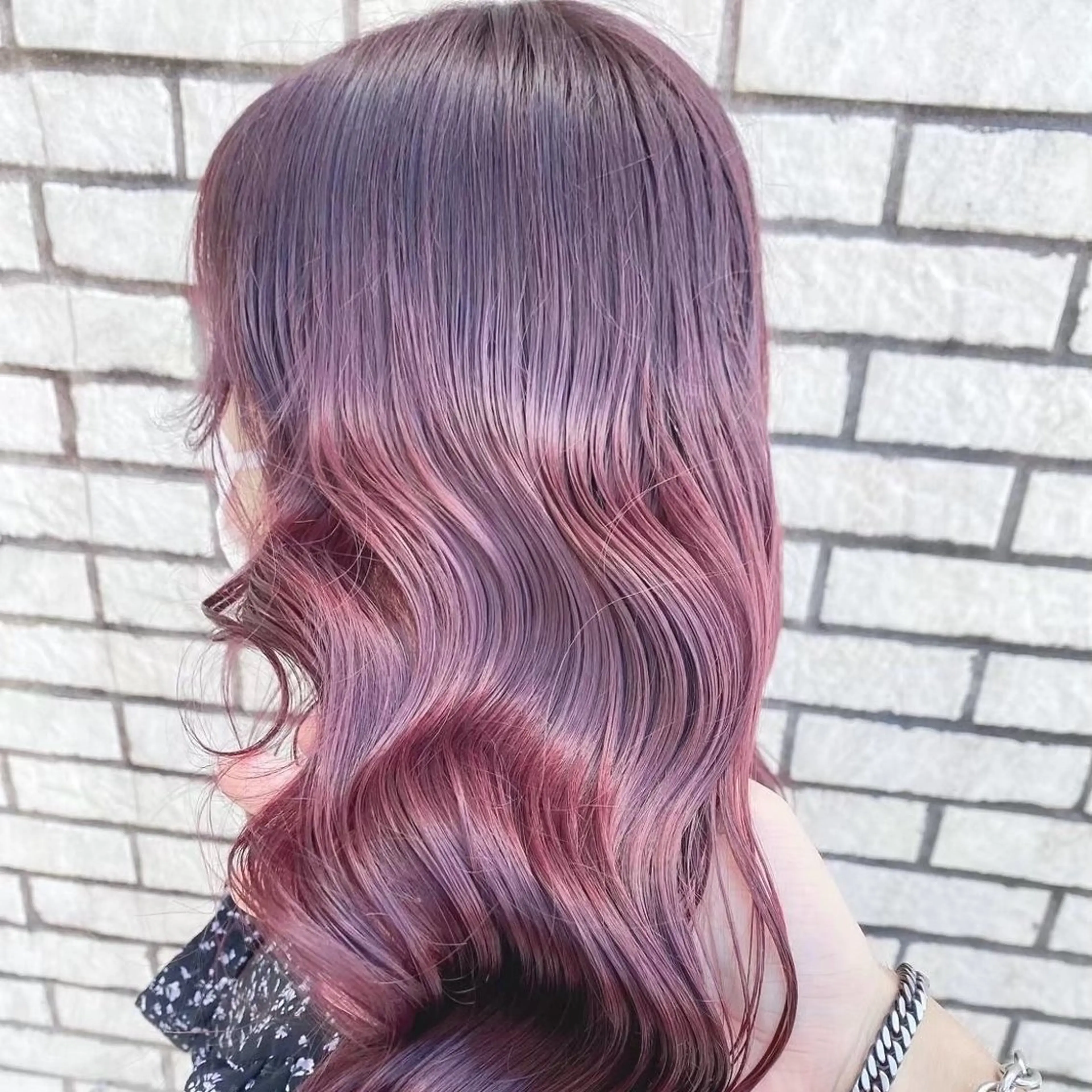ロング カラー モデル大募集✂️ 平間千賀のヘアスタイル