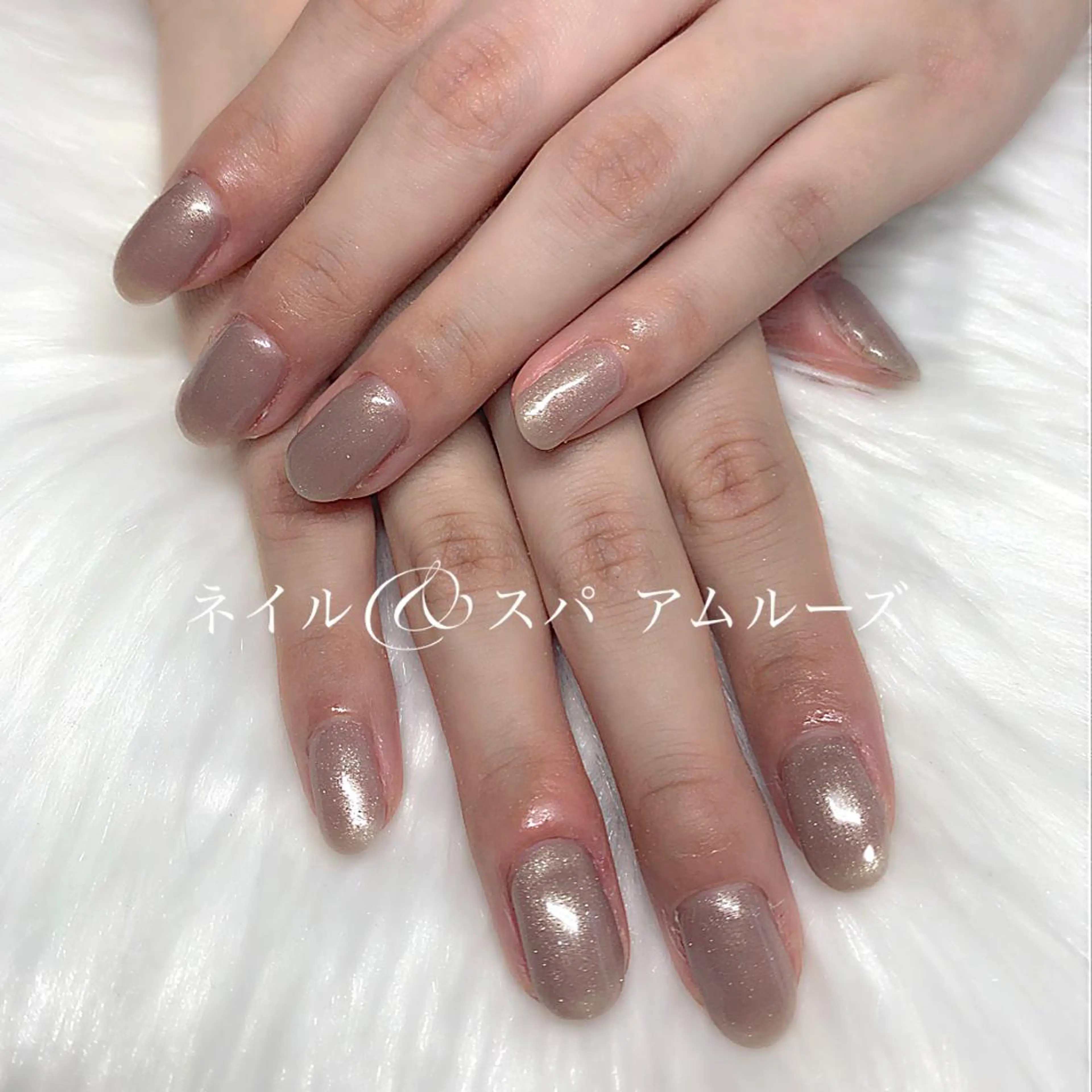 ネイル オフィスネイル ワンカラーネイル シンプルネイル Amoureuse KARENのネイルデザイン