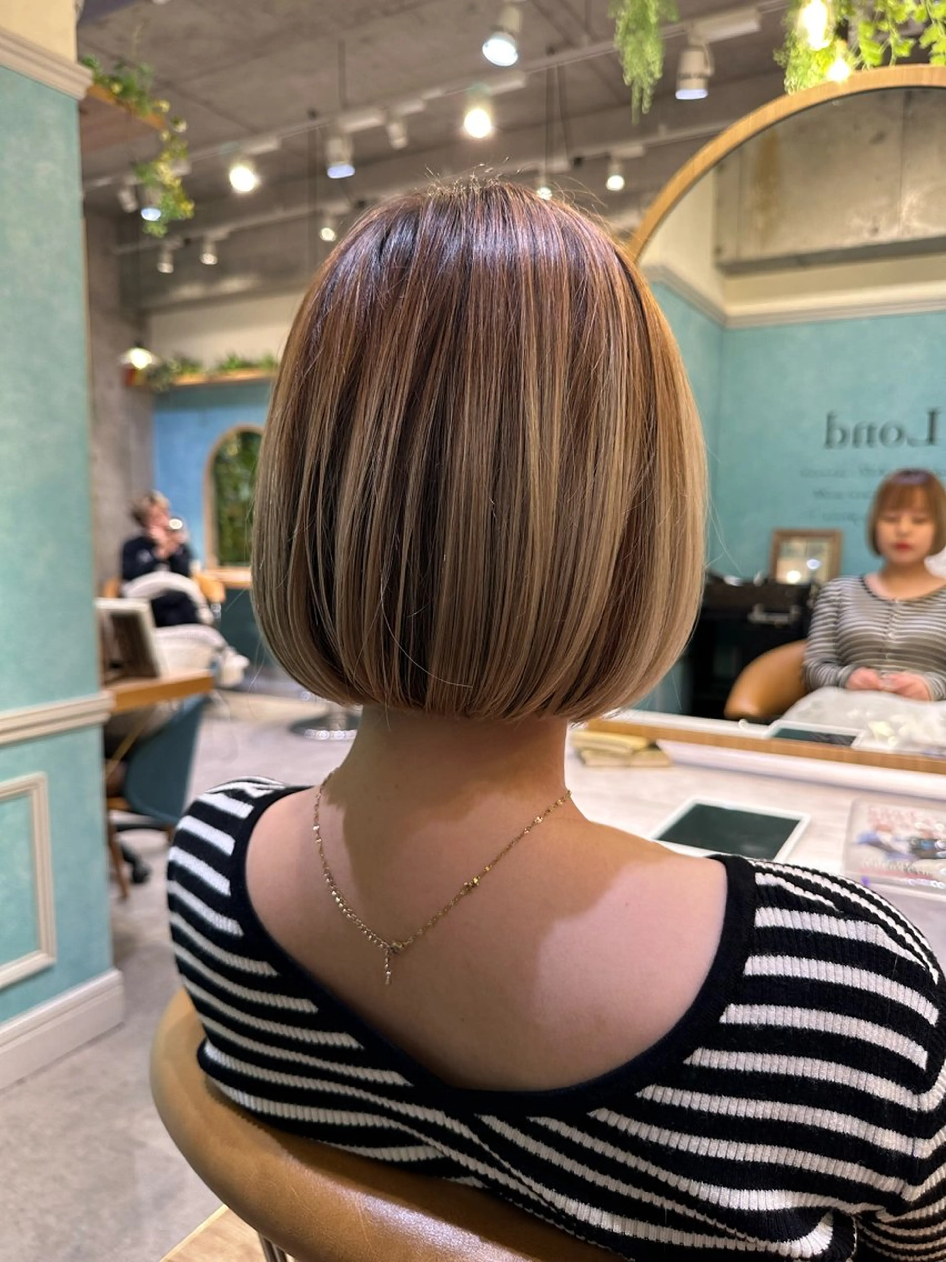 【夏休み限定クーポン✨️ミニモ学割】◎ブリーチなしダブルカラー+1STEPトリートメント🌈の写真